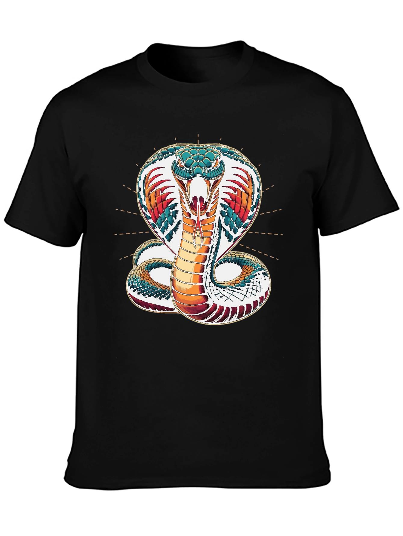 Cobra Graphic Tee - Snake Print Unisex T-Shirt