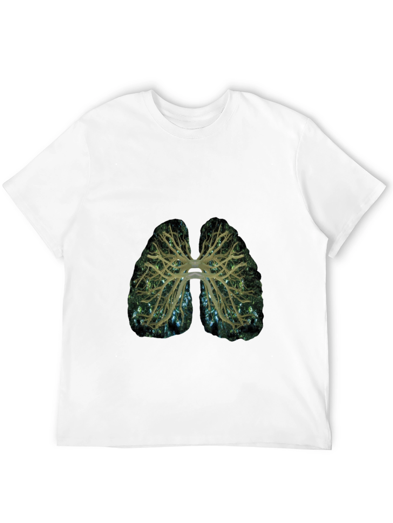 Lungs Graphic Print T-Shirt - Breath of Fresh Style