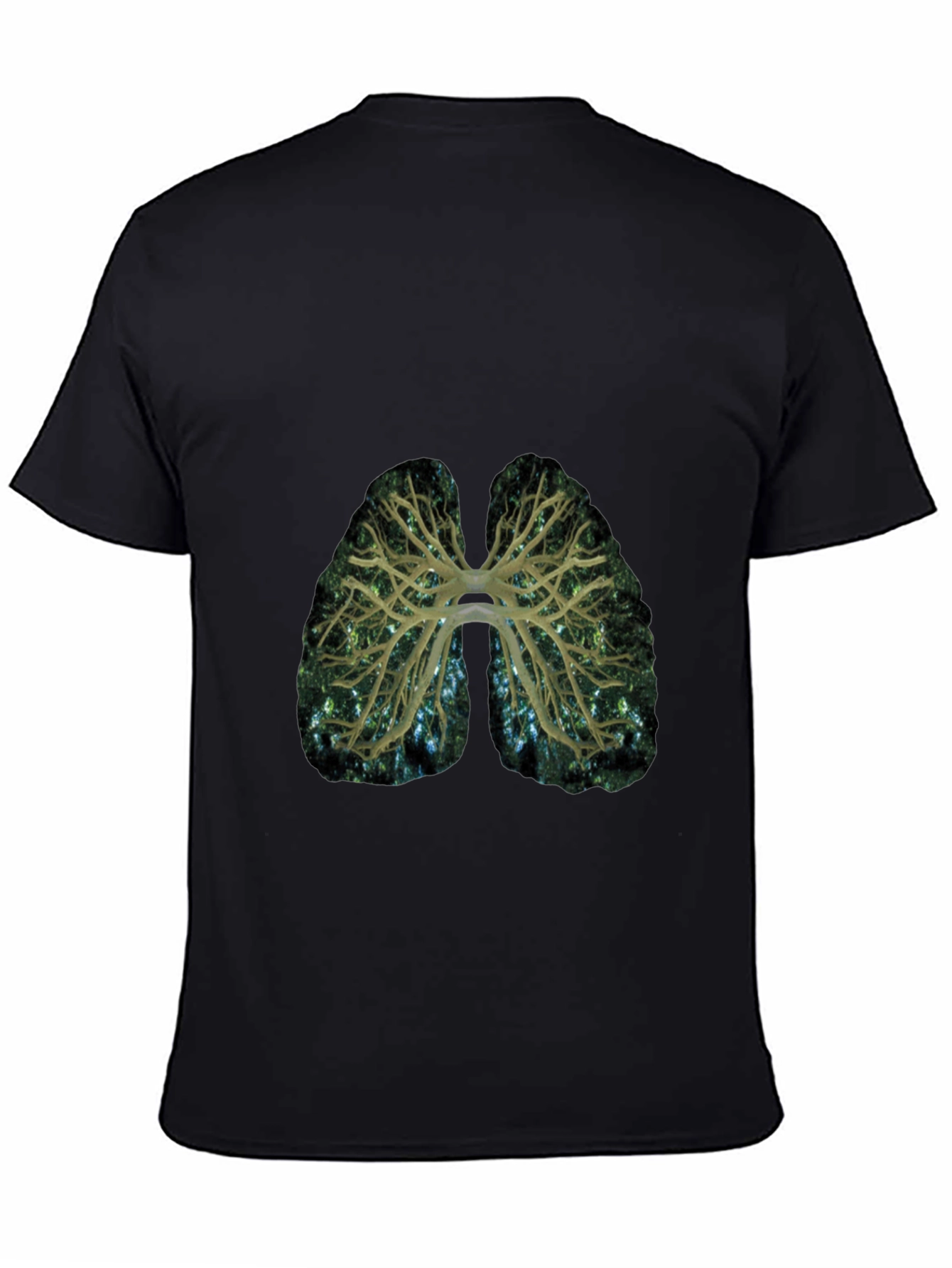 Lungs Graphic Print T-Shirt - Breath of Fresh Style