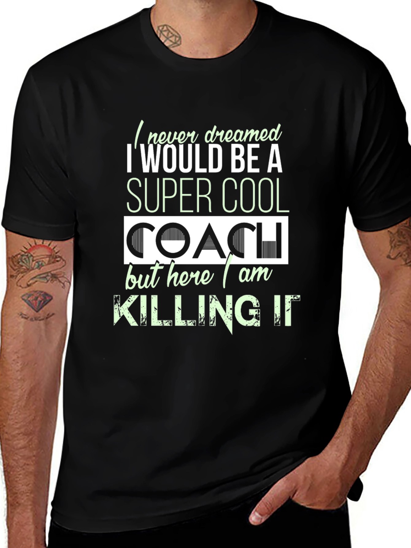 Super Cool Coach Graphic T-Shirt