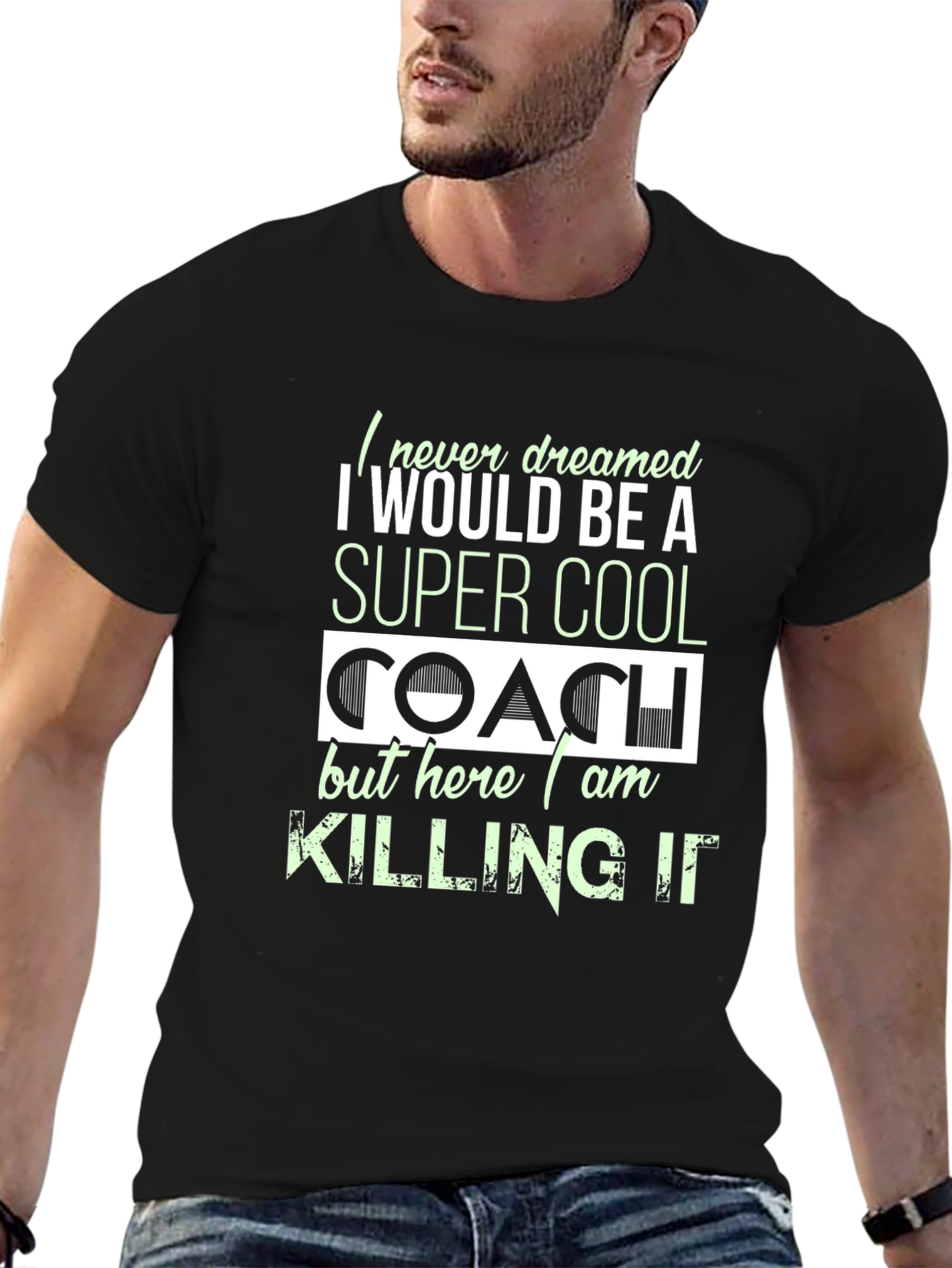 Super Cool Coach Graphic T-Shirt