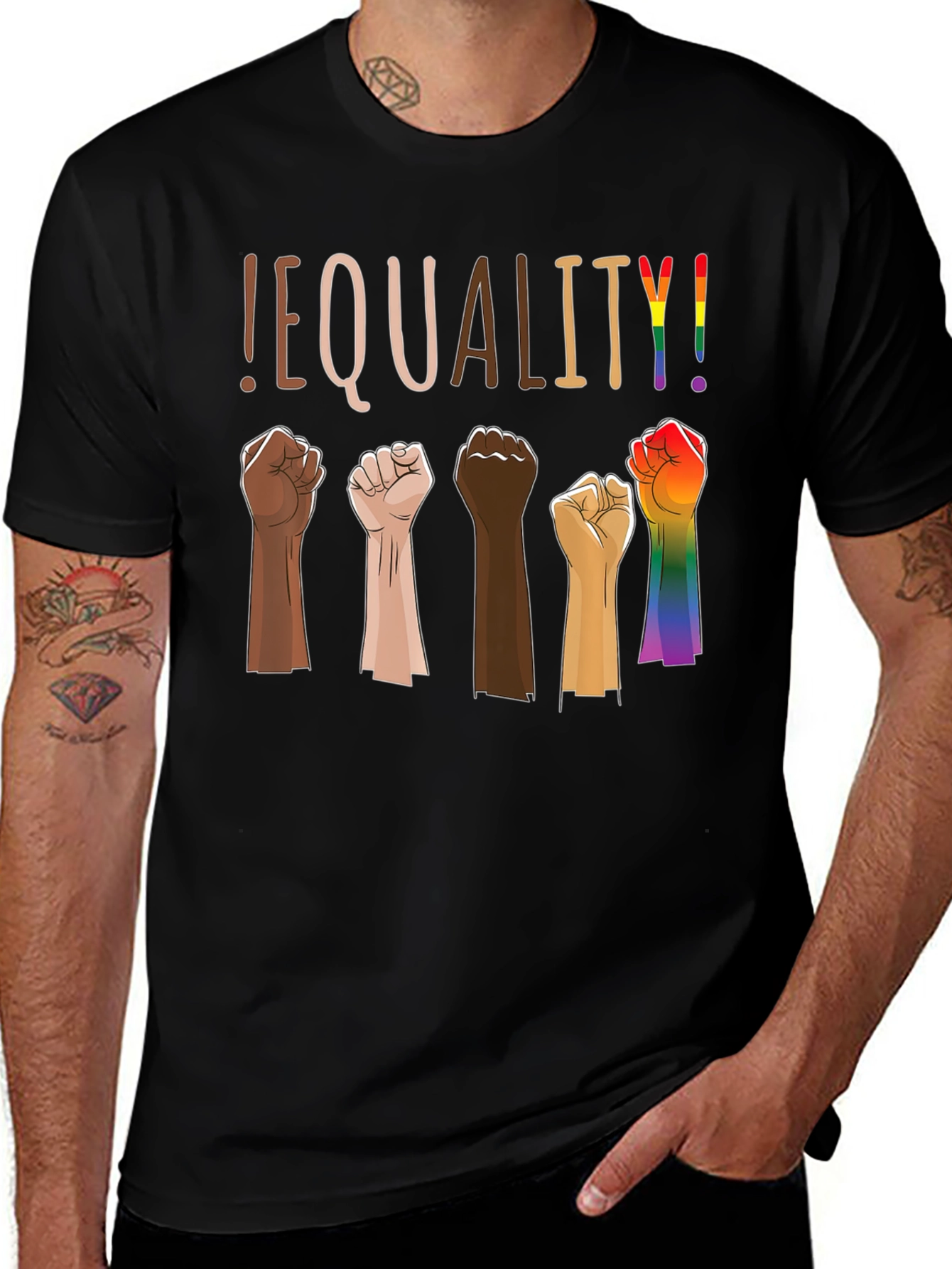 Equality Fist Graphic T-Shirt