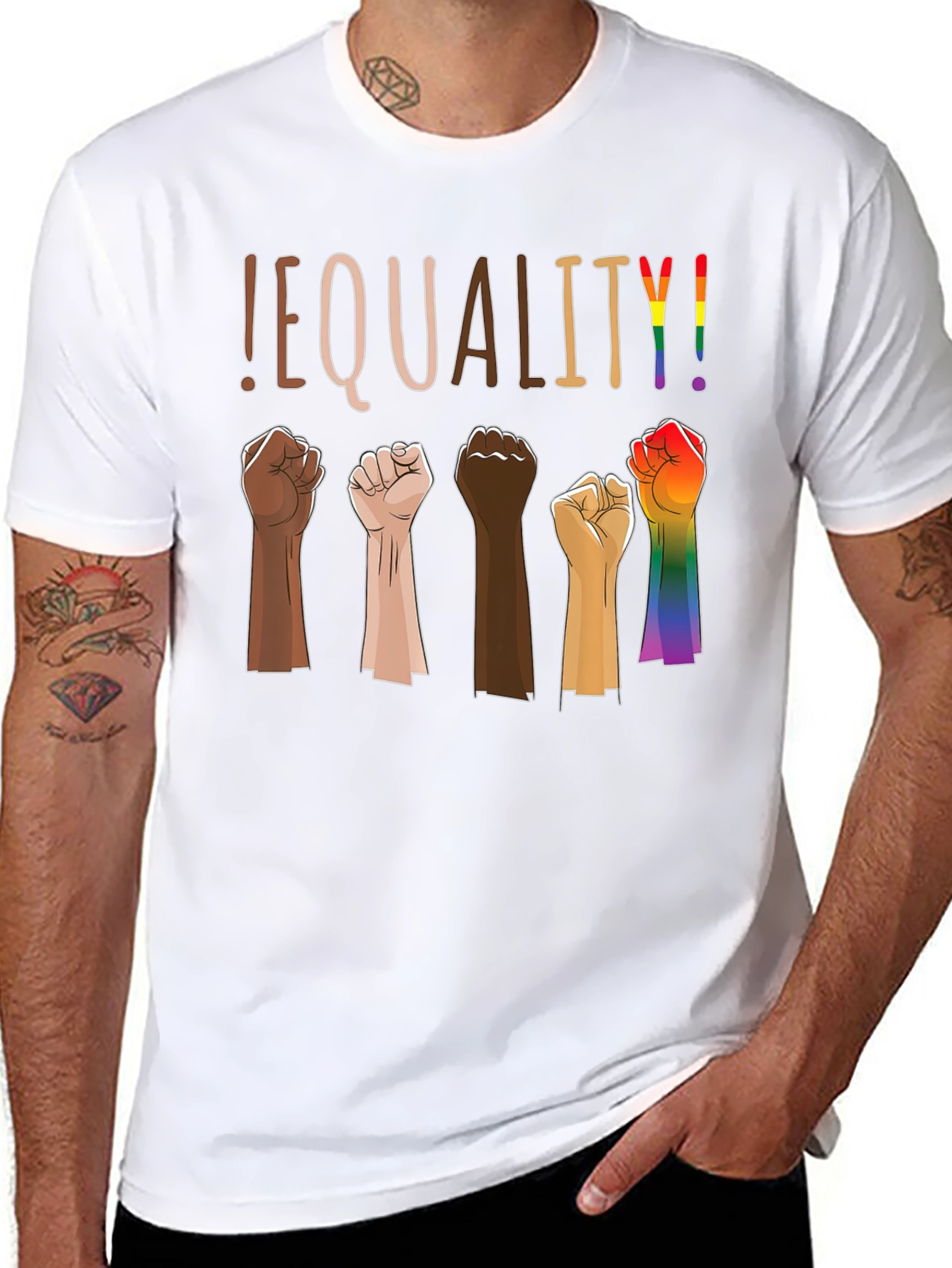 Equality Fist Graphic T-Shirt