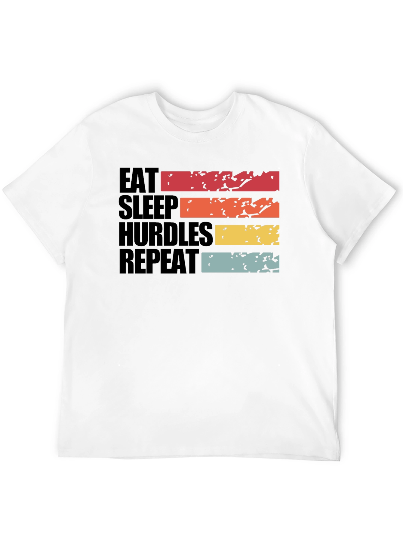 Eat Sleep Hurdles Repeat Graphic Tee