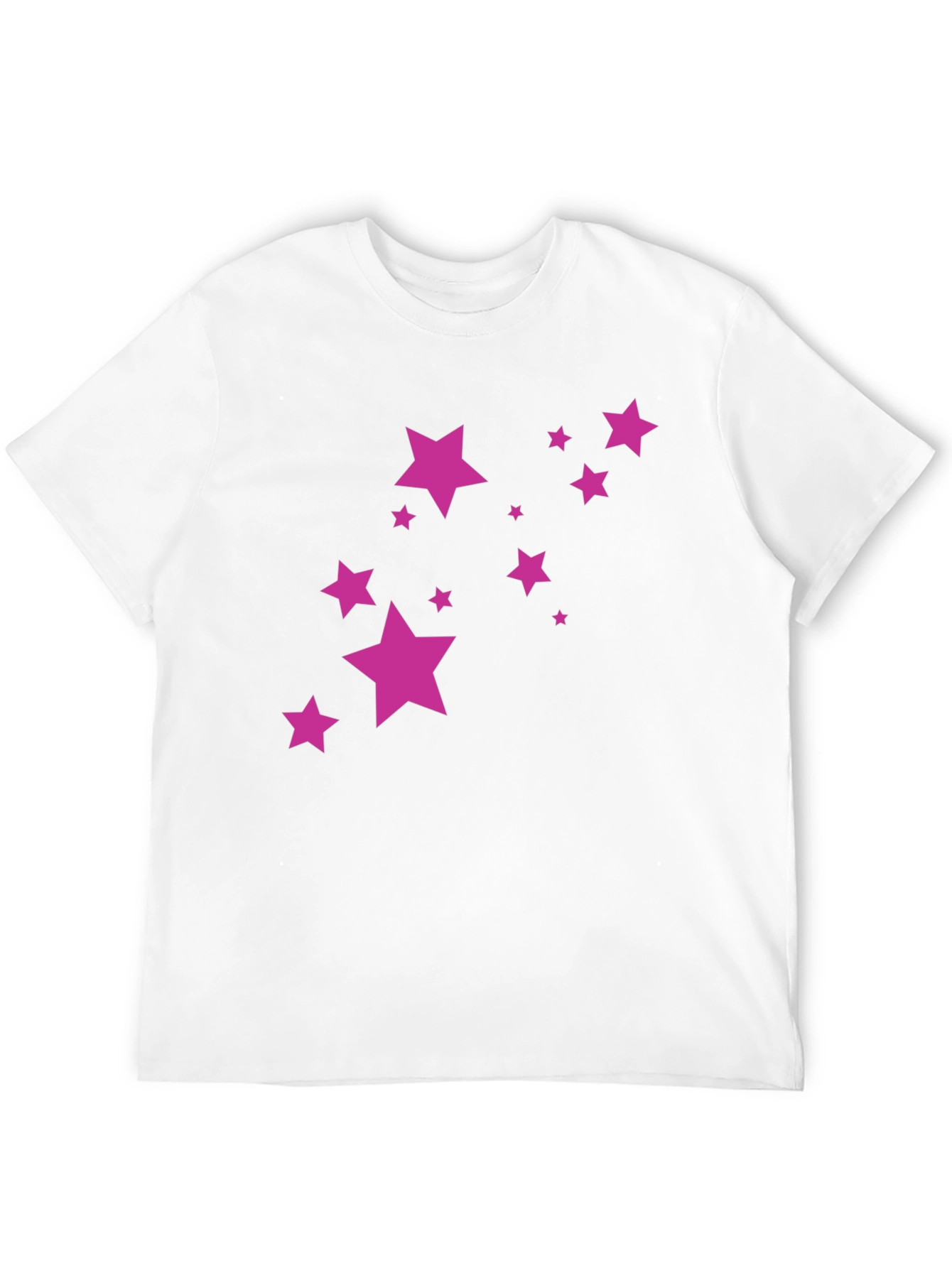 Stylish Black Tee with Star Graphic