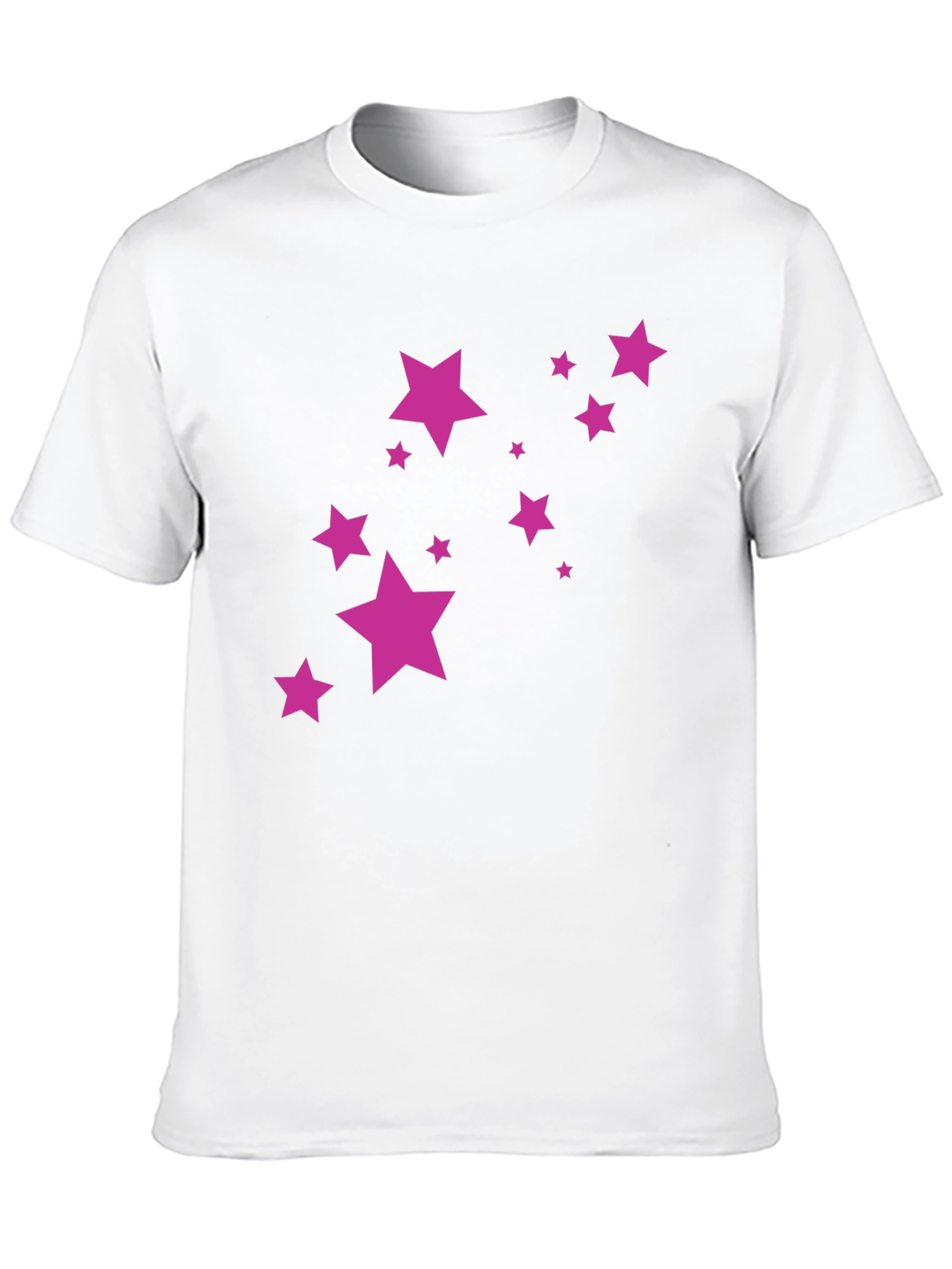 Stylish Black Tee with Star Graphic