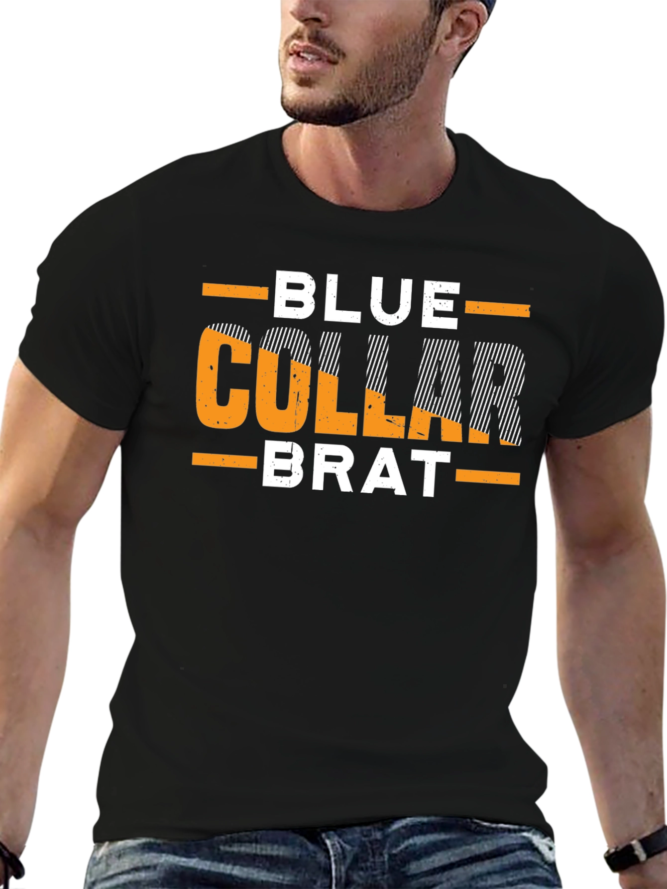 Blue Collar Brat Graphic T-Shirt