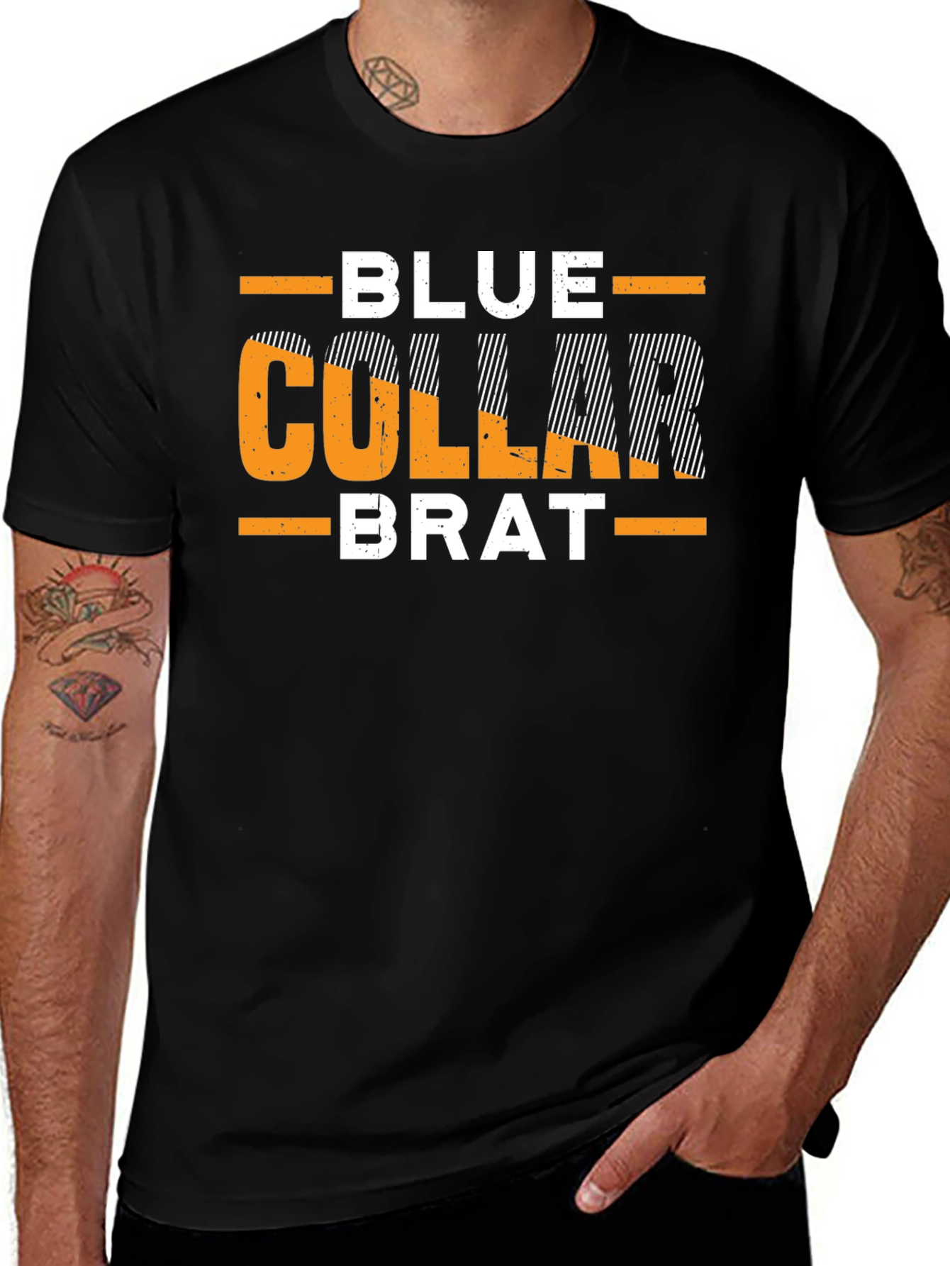 Blue Collar Brat Graphic T-Shirt