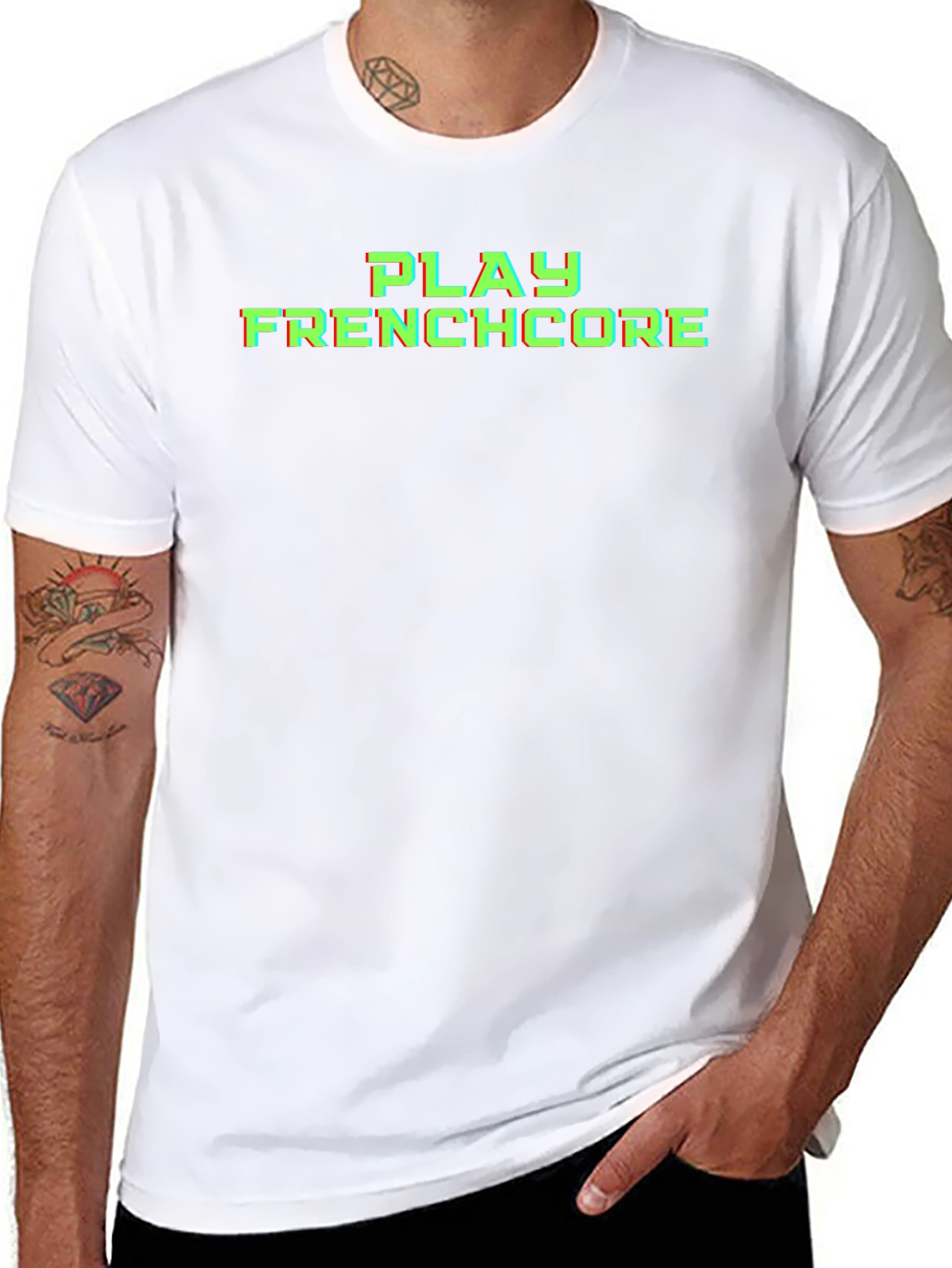 Play Frenchcore Black T-Shirt