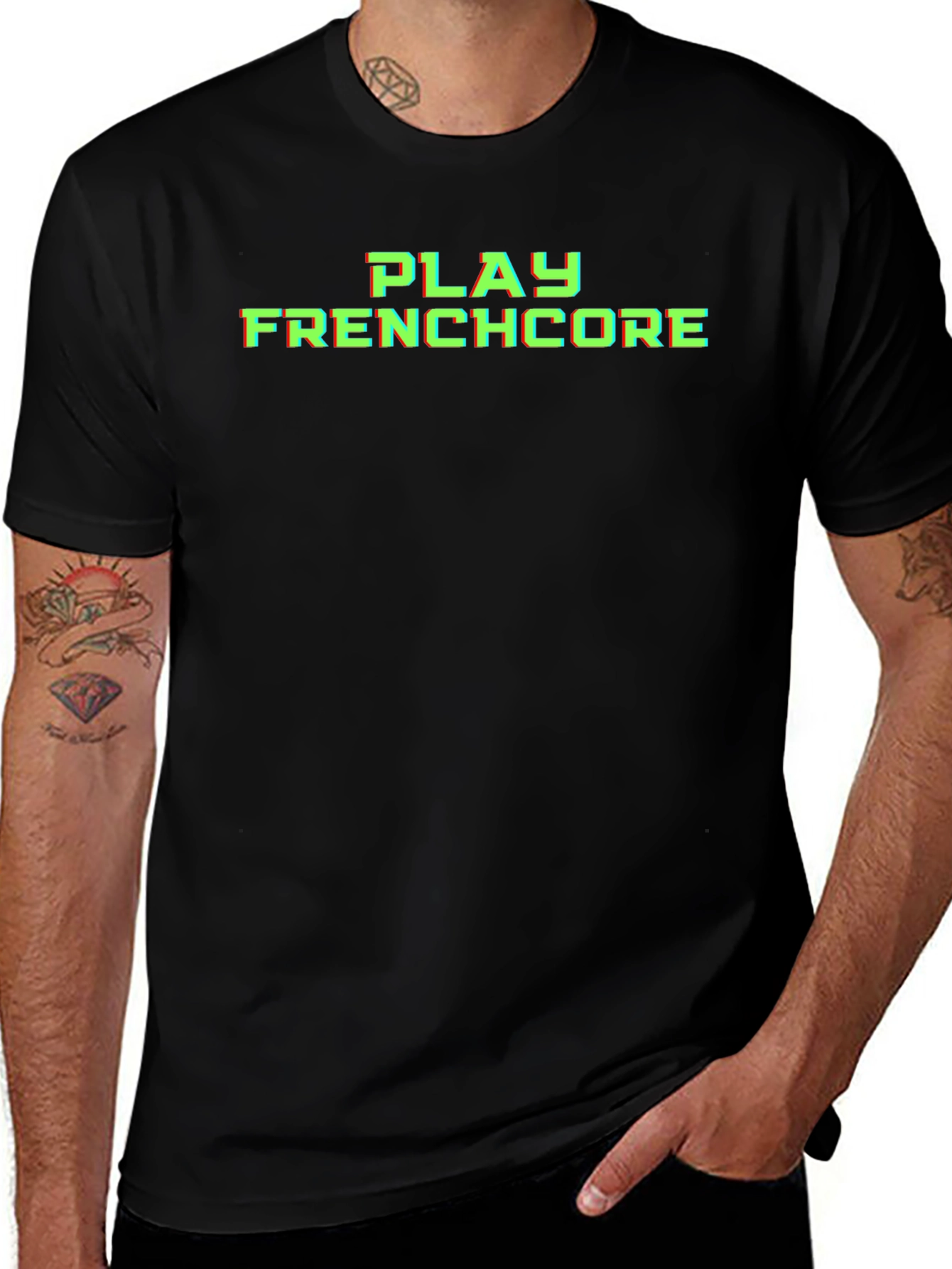 Play Frenchcore Black T-Shirt