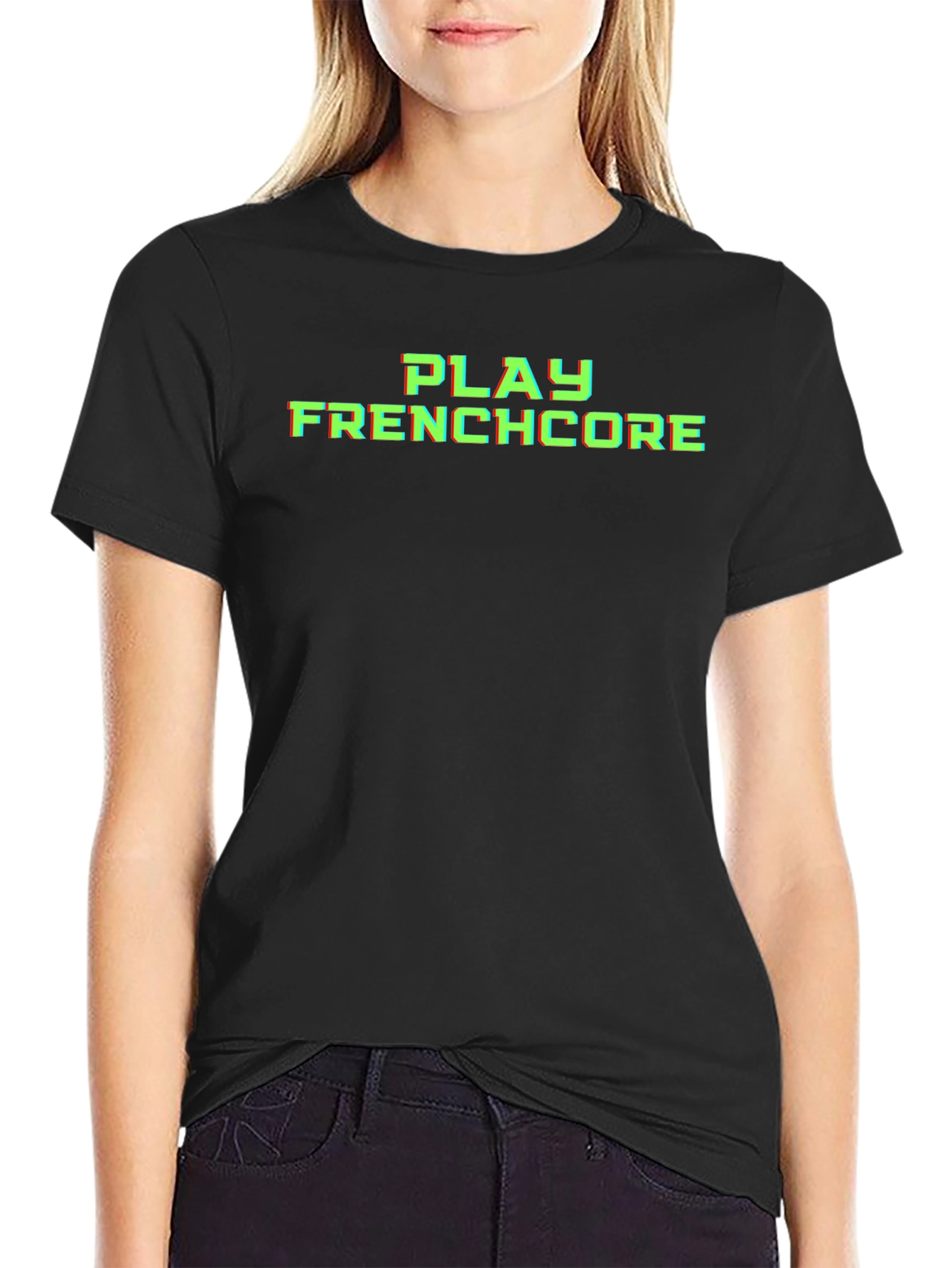 Play Frenchcore Black T-Shirt