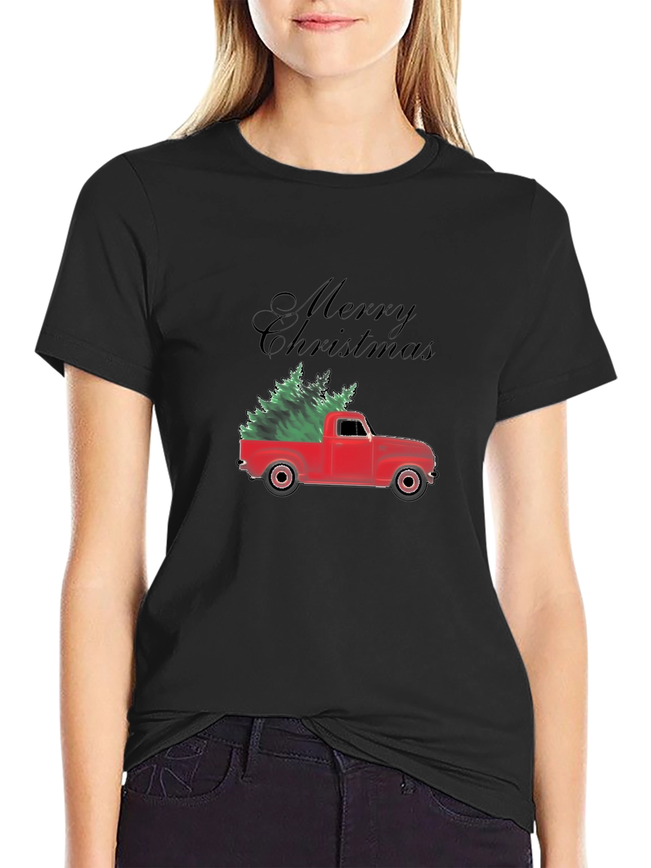 Merry Christmas Truck T-Shirt