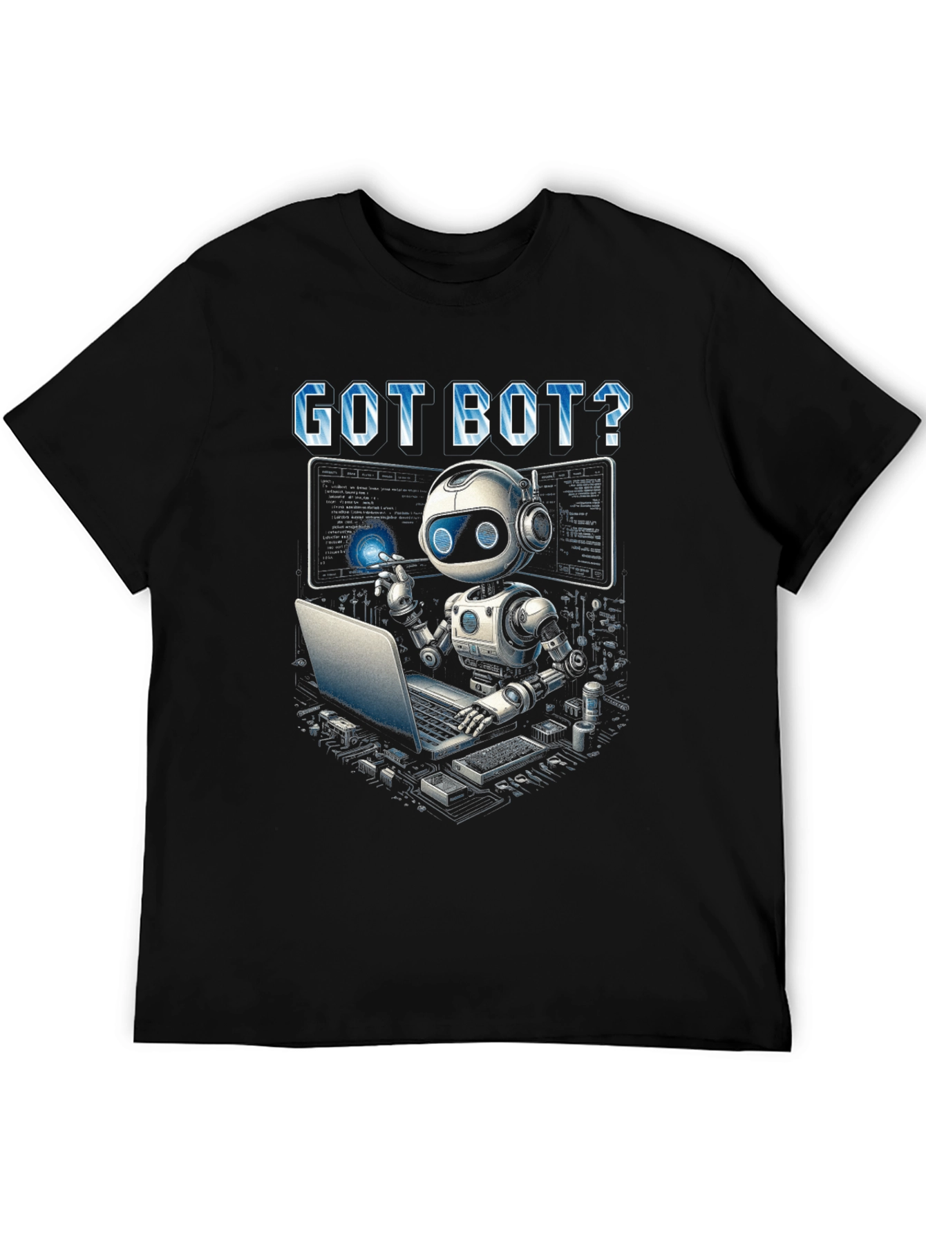 Got Bot? Coding Robot Graphic T-Shirt