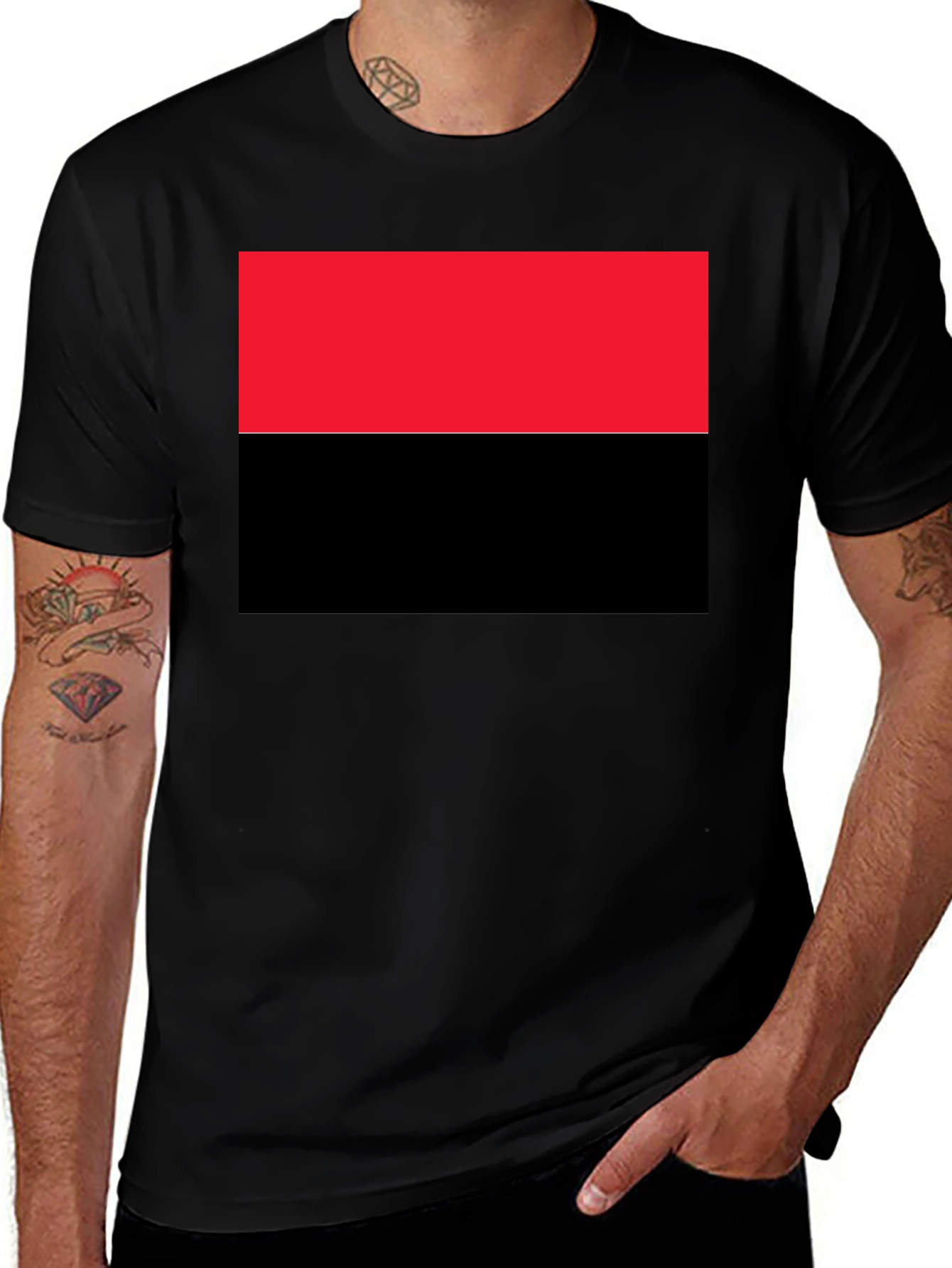 Red & Black Flag T-Shirt