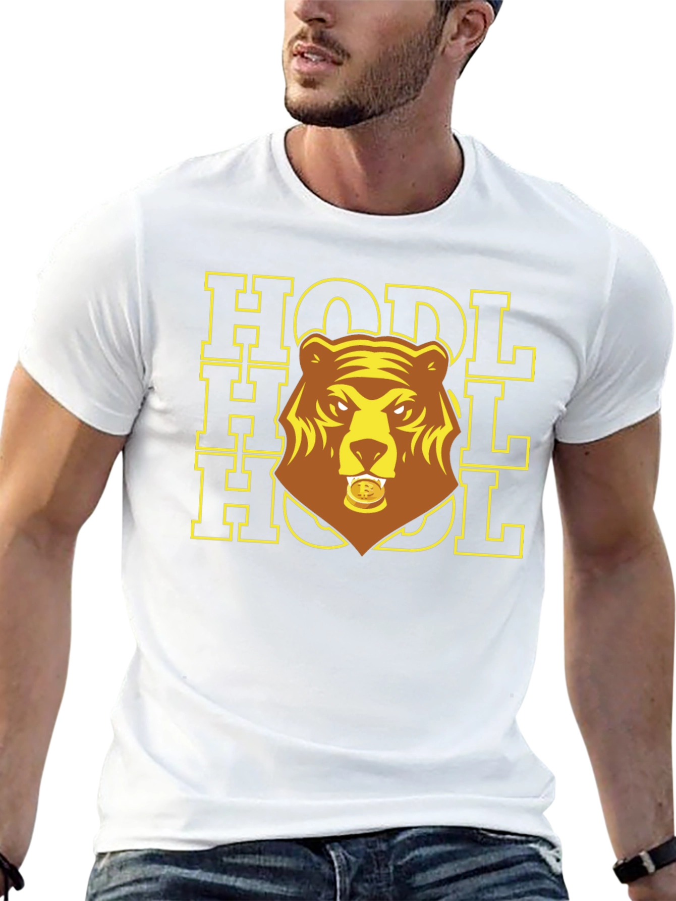 HODL Crypto Bear T-Shirt