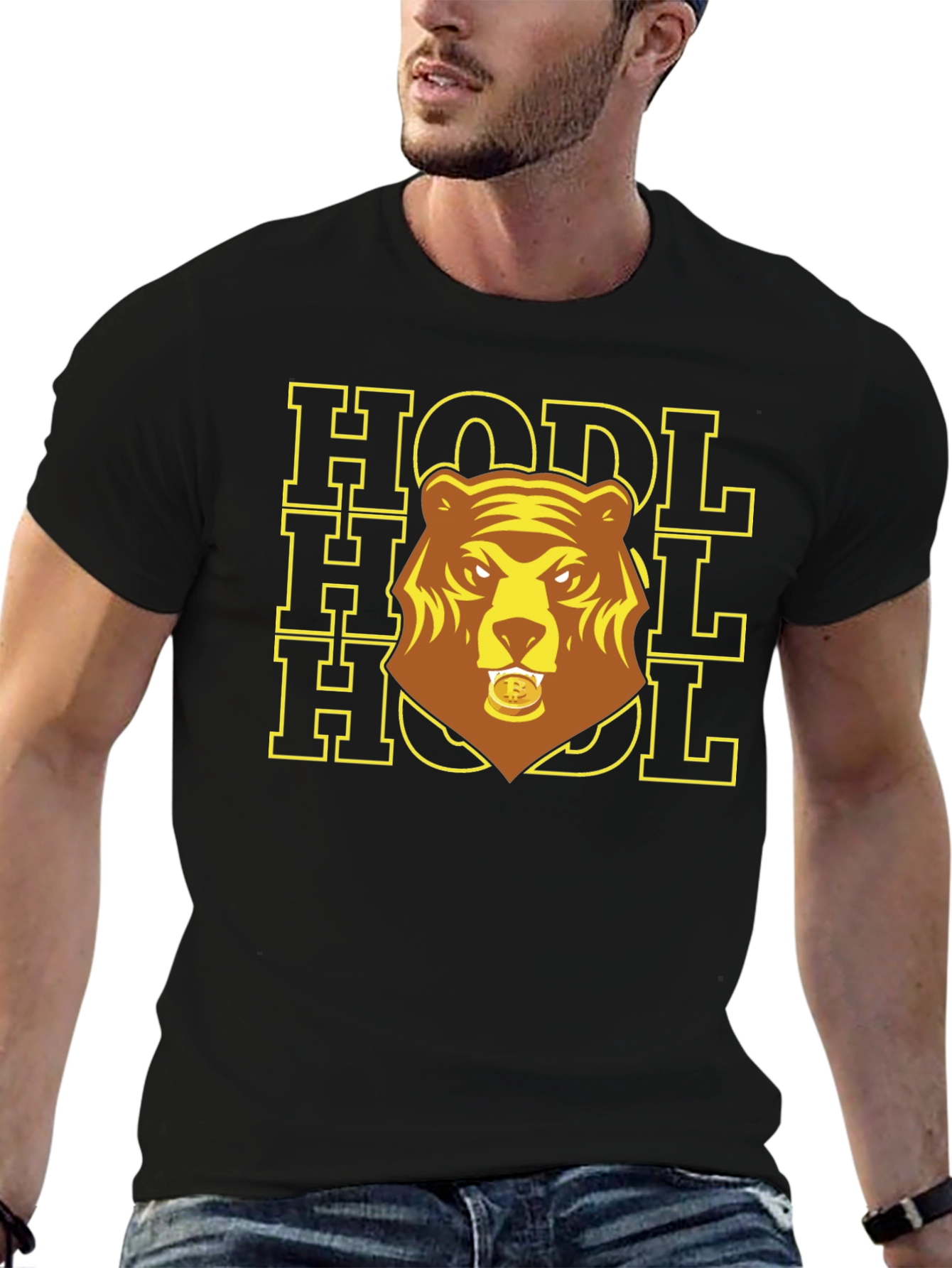 HODL Crypto Bear T-Shirt