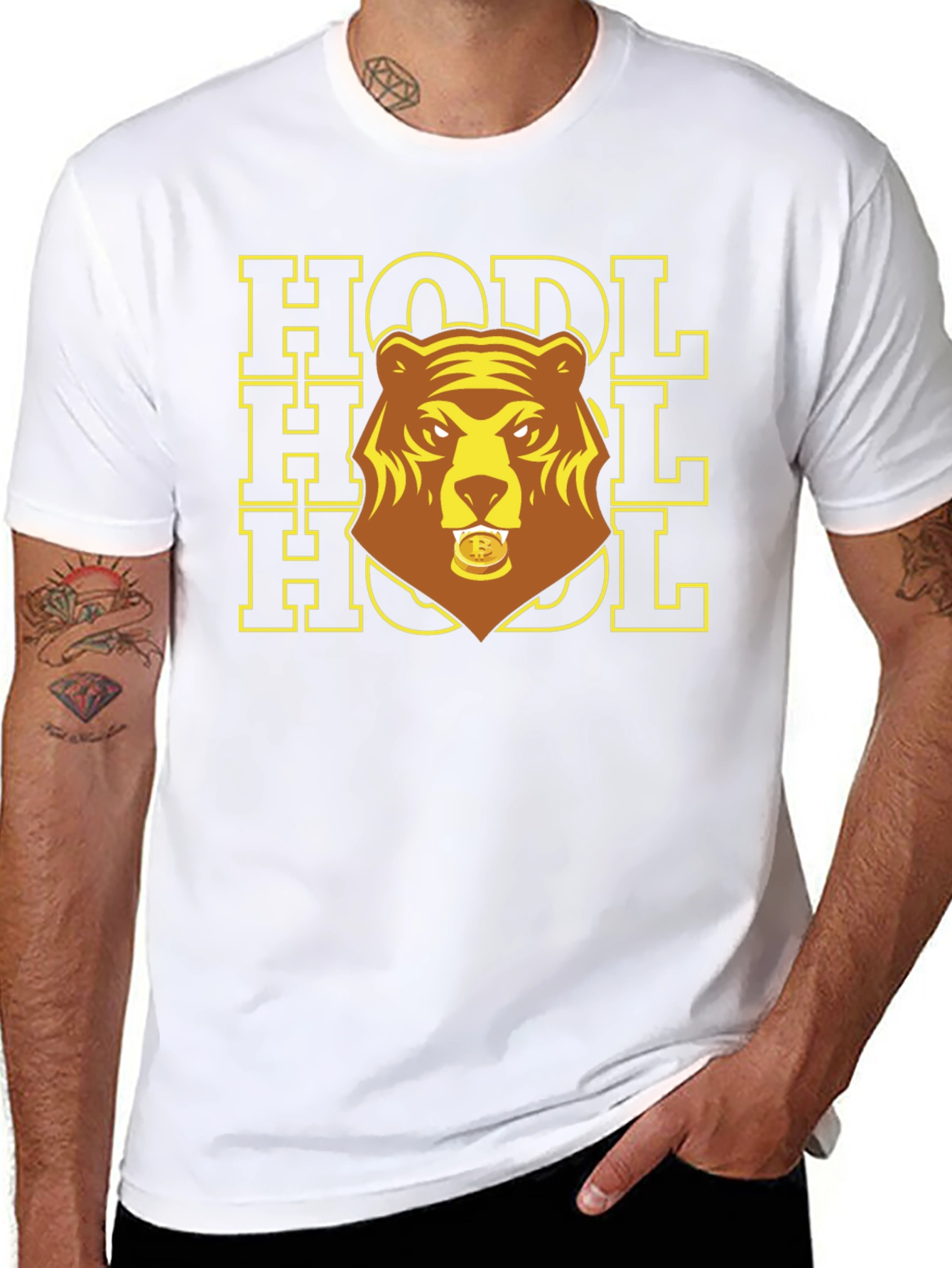 HODL Crypto Bear T-Shirt