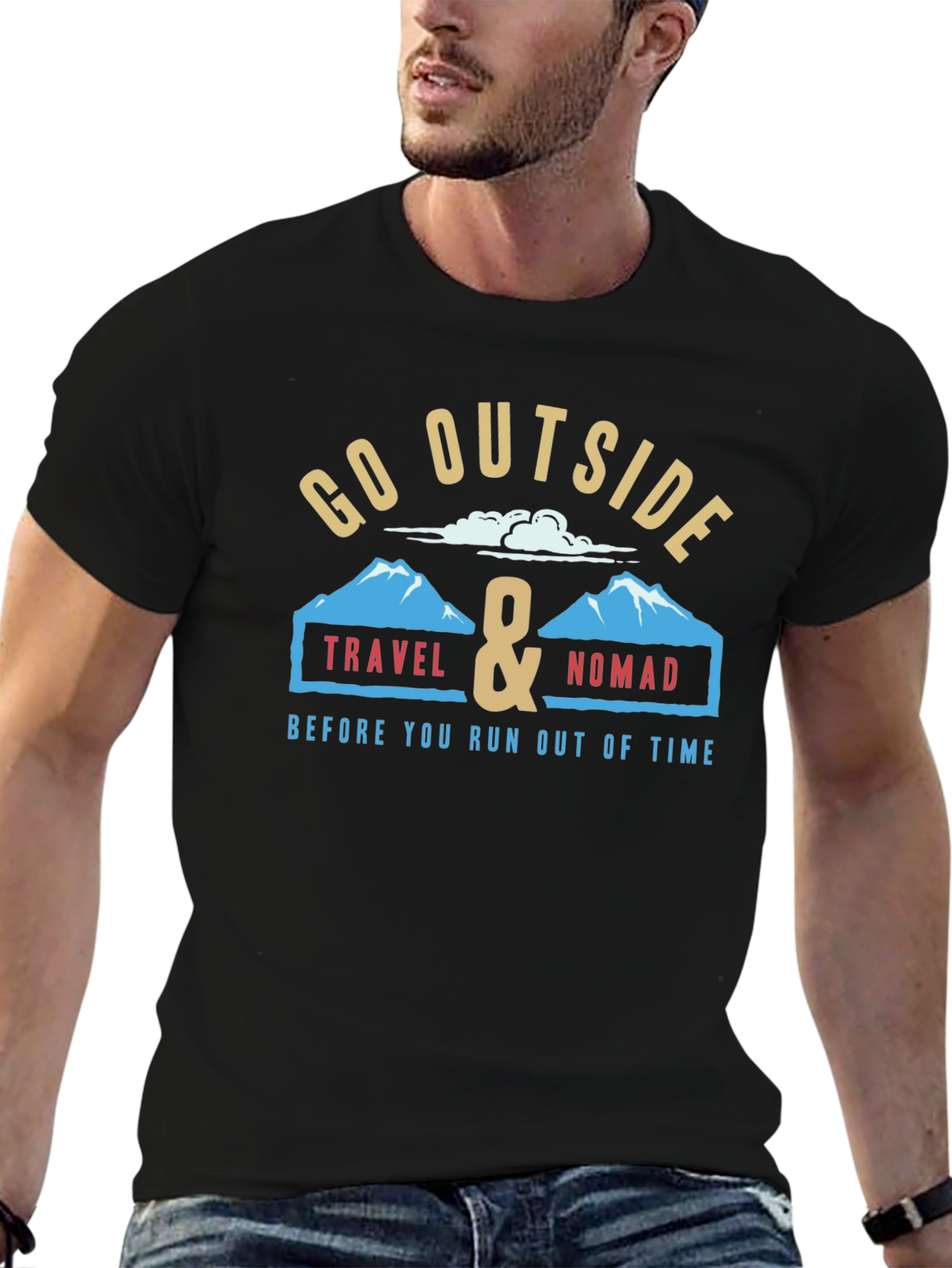 Go Outside Travel Nomad Graphic T-Shirt