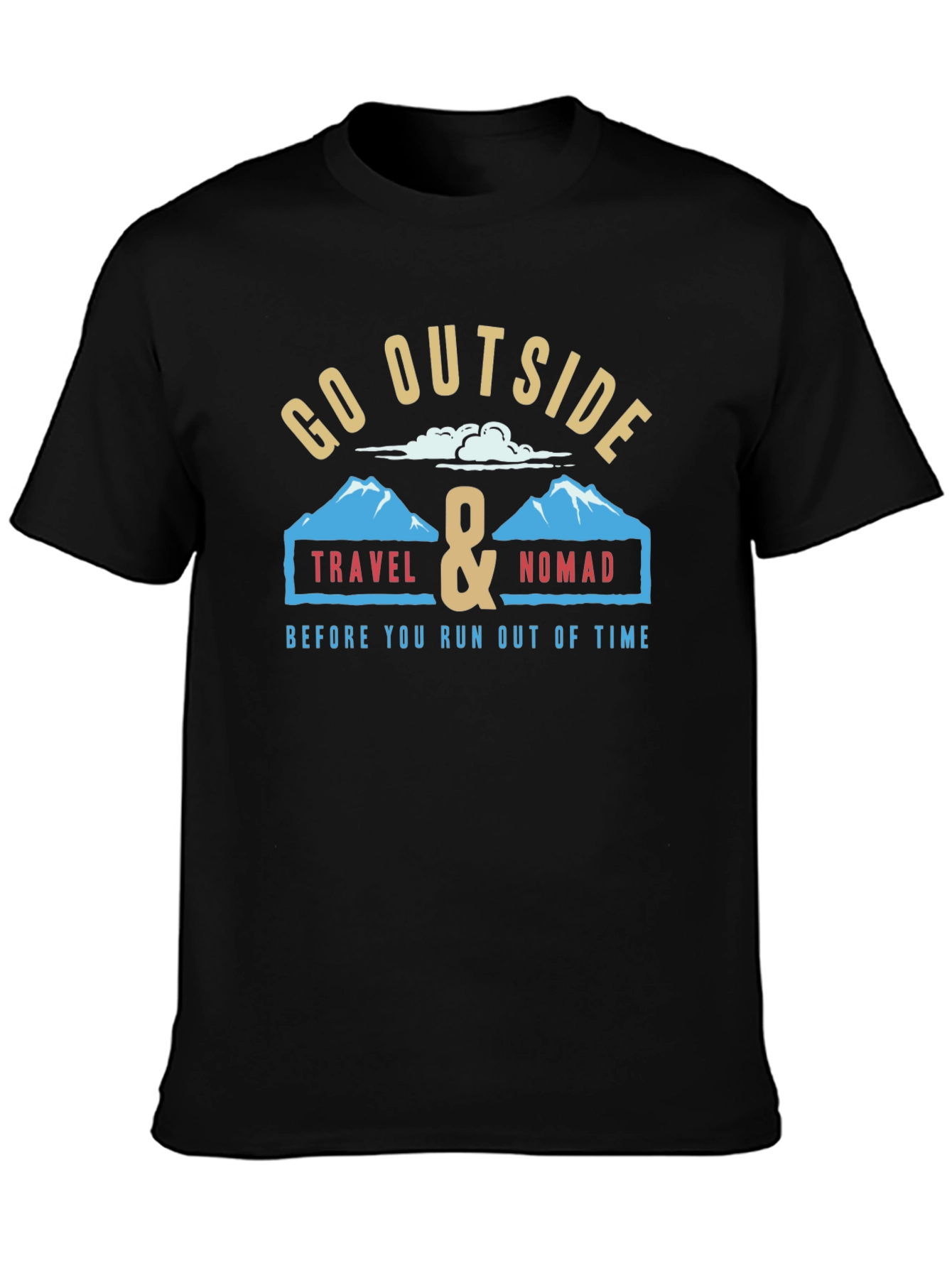 Go Outside Travel Nomad Graphic T-Shirt
