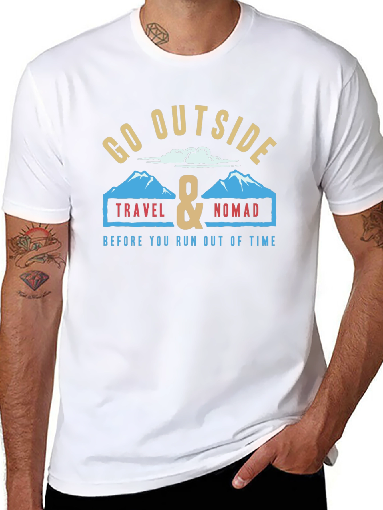 Go Outside Travel Nomad Graphic T-Shirt