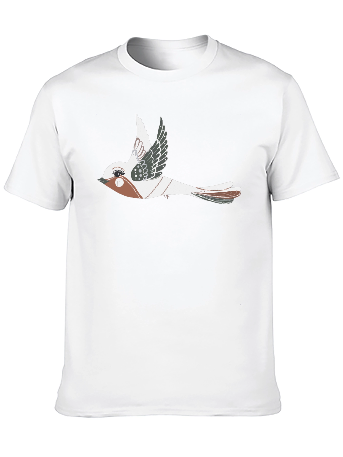 Bird Graphic Black T-Shirt