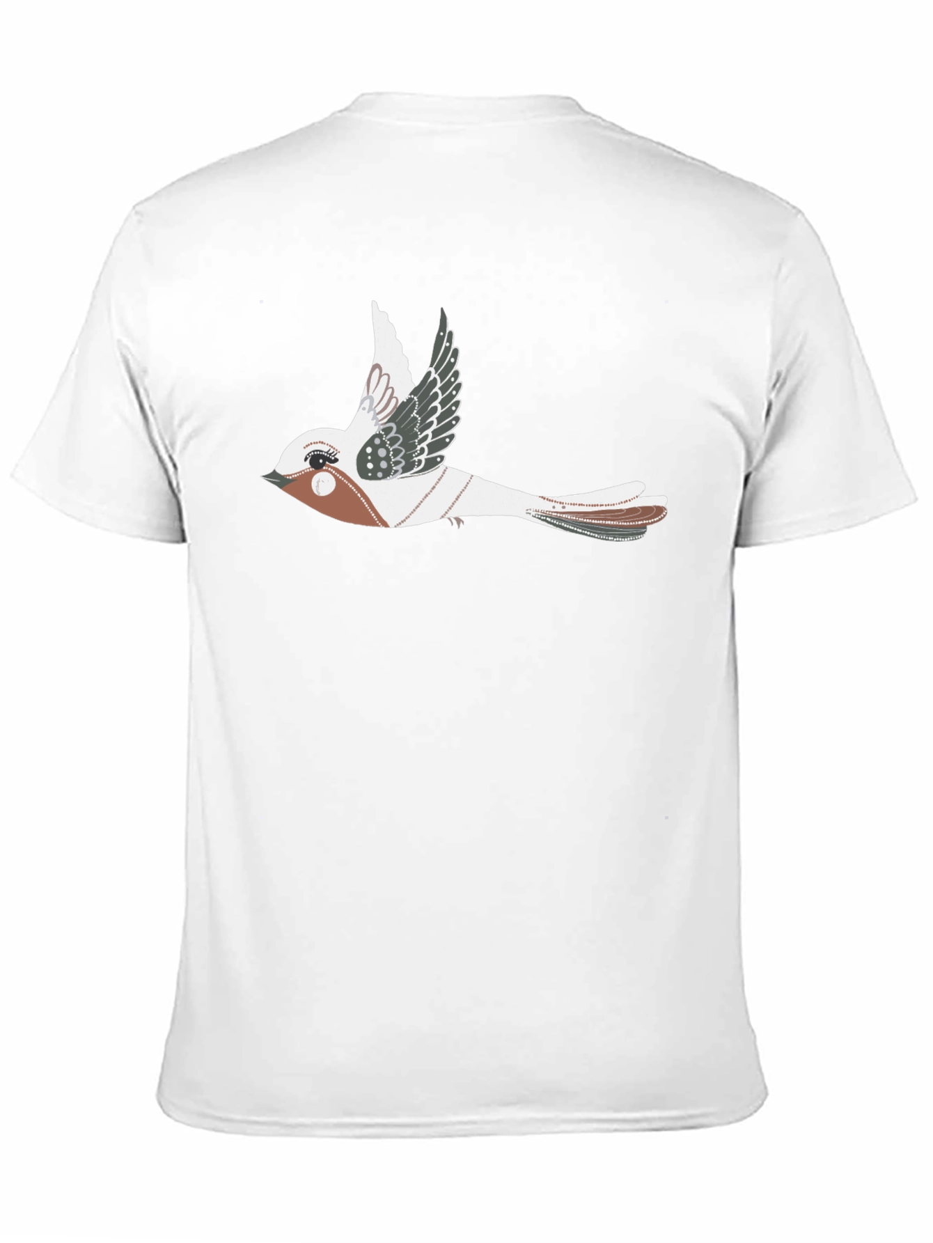 Bird Graphic Black T-Shirt
