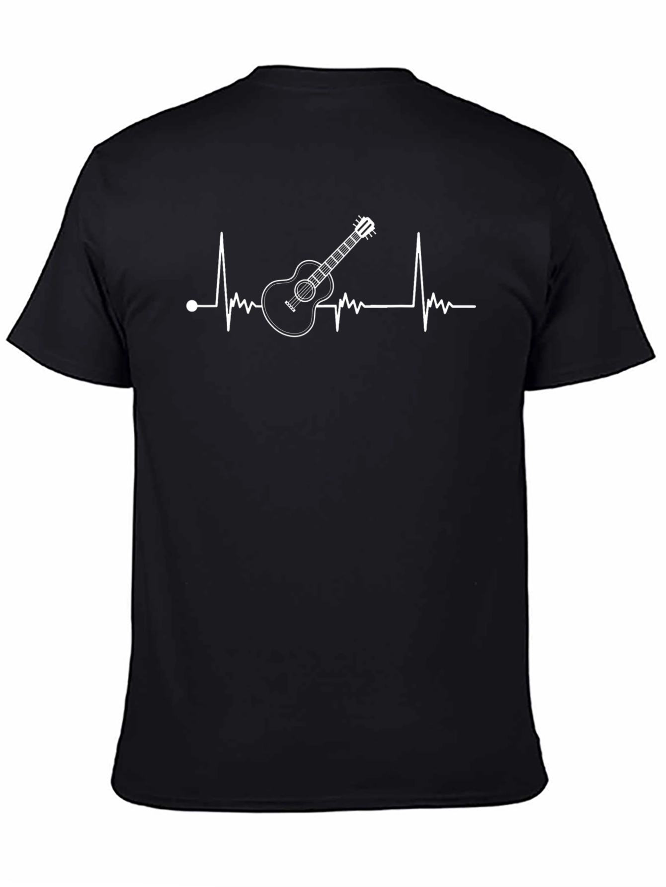 Guitar Heartbeat Graphic Tee - Music Lover T-Shirt