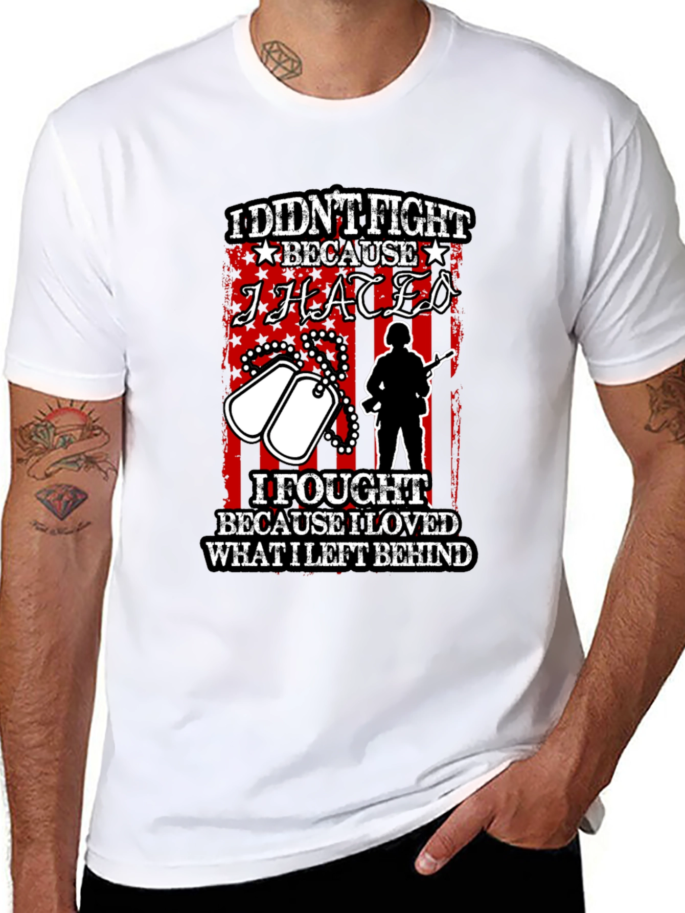 Patriotic I Didnt Fight T-Shirt