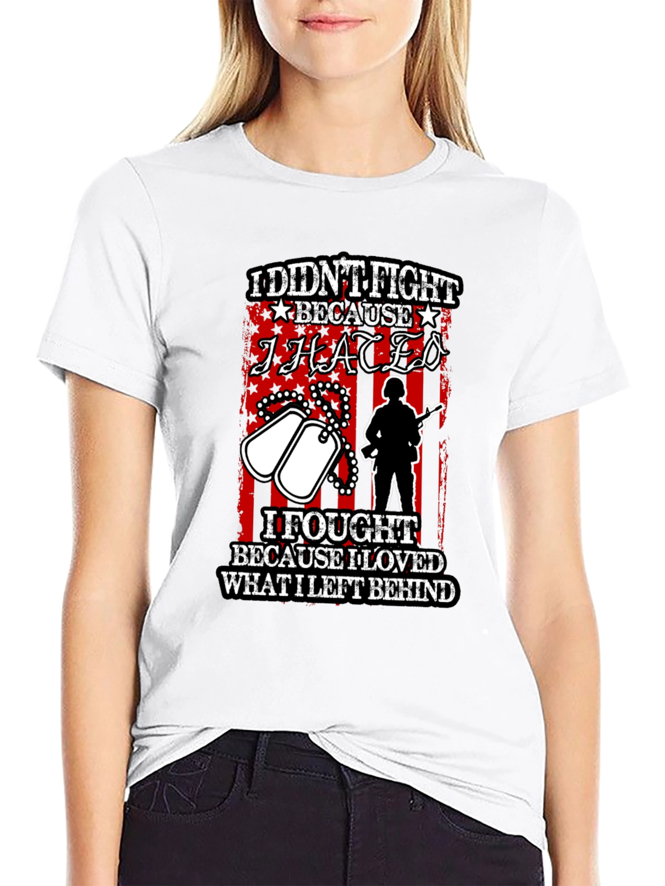 Patriotic I Didnt Fight T-Shirt