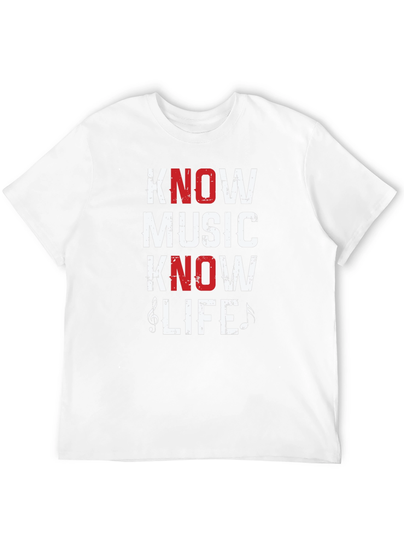 Know Music Know Life Black Graphic Tee