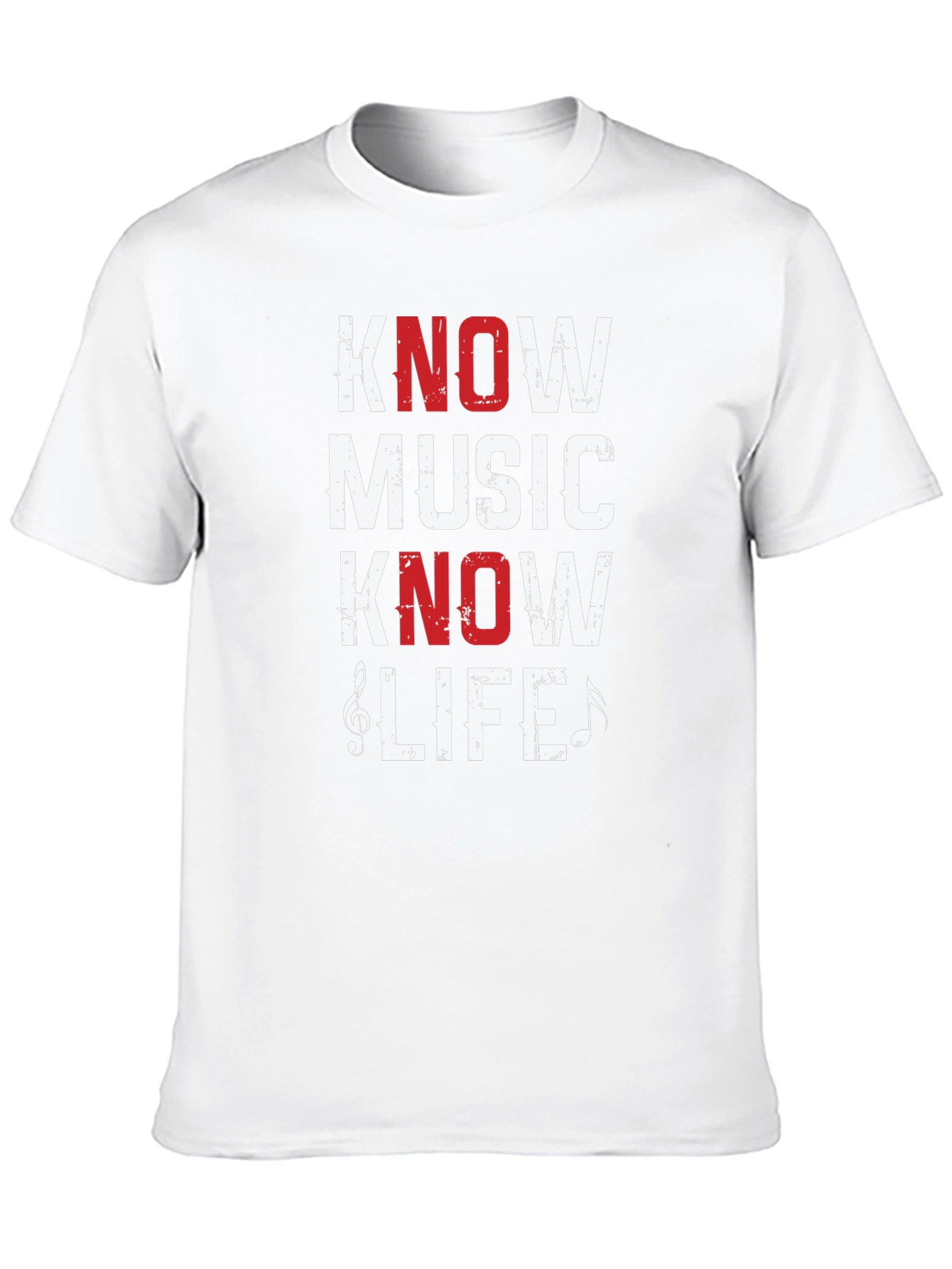 Know Music Know Life Black Graphic Tee