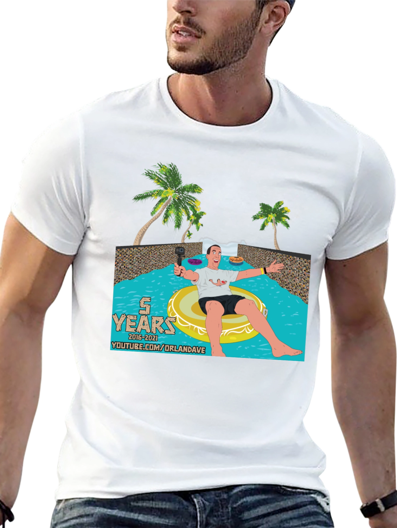 OrlandoDave 5 Years YouTube T-Shirt