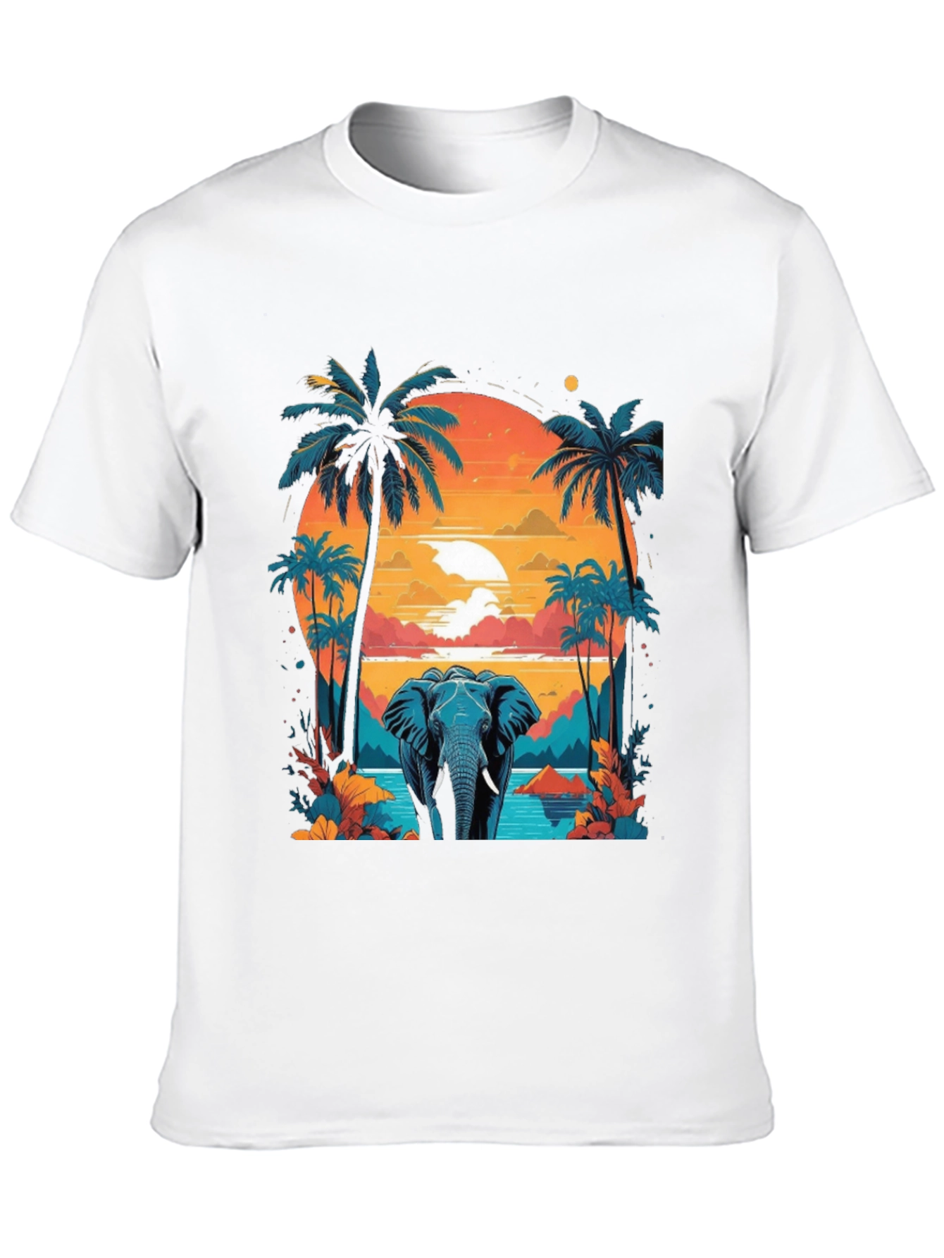 Tropical Elephant T-Shirt