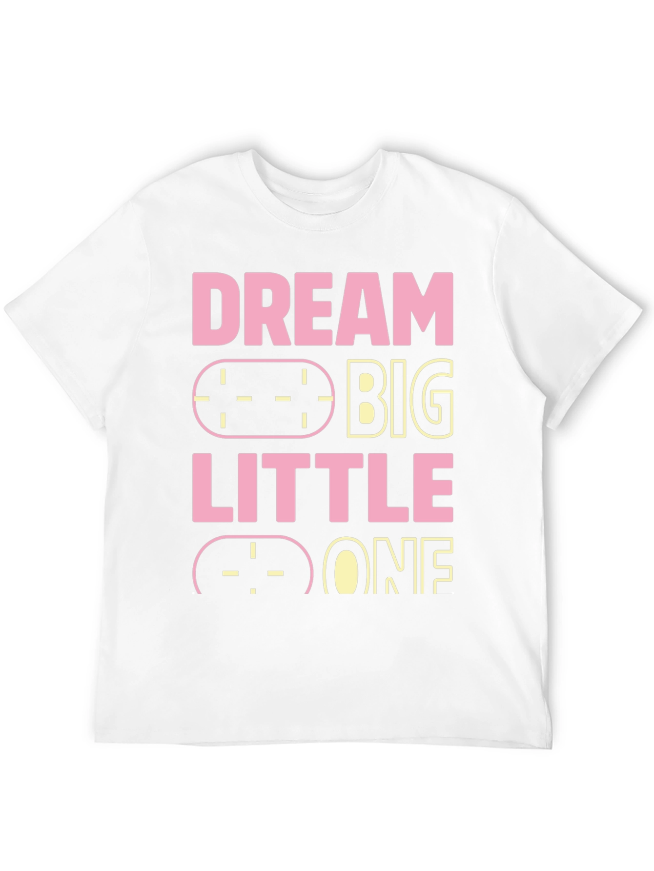 Dream Big Little One Black Graphic Tee