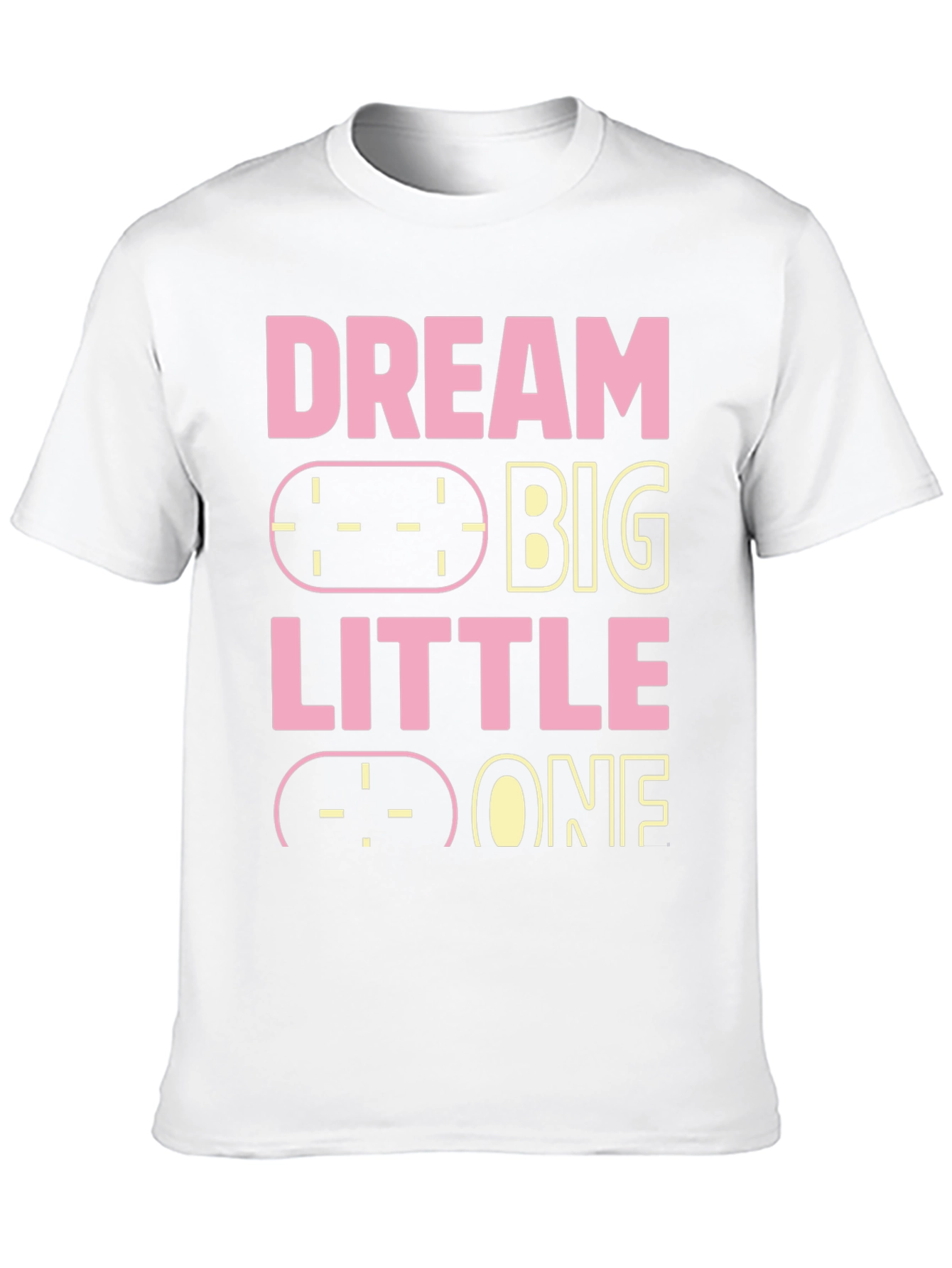 Dream Big Little One Black Graphic Tee