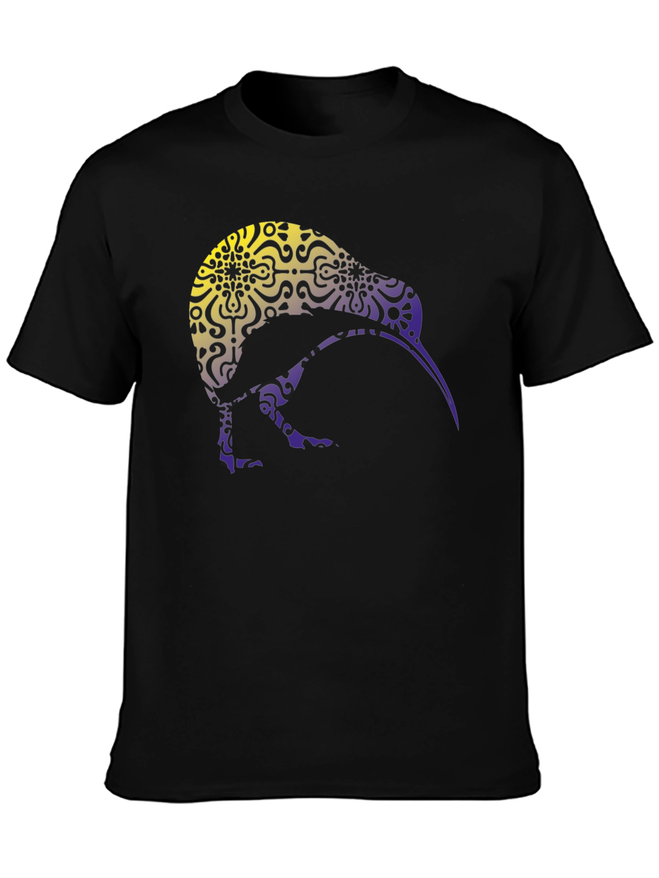 Kiwi Bird Graphic Tee - Stylish Mens Black T-Shirt