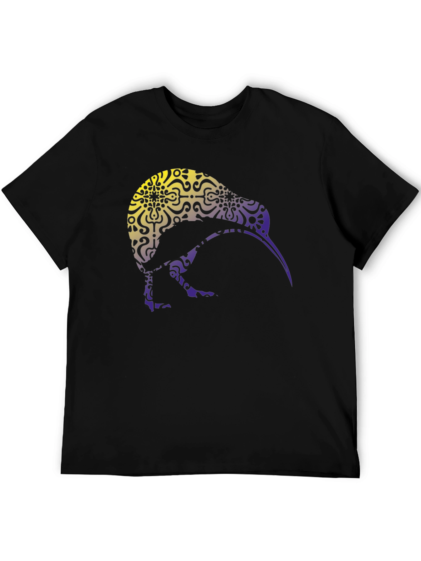 Kiwi Bird Graphic Tee - Stylish Mens Black T-Shirt