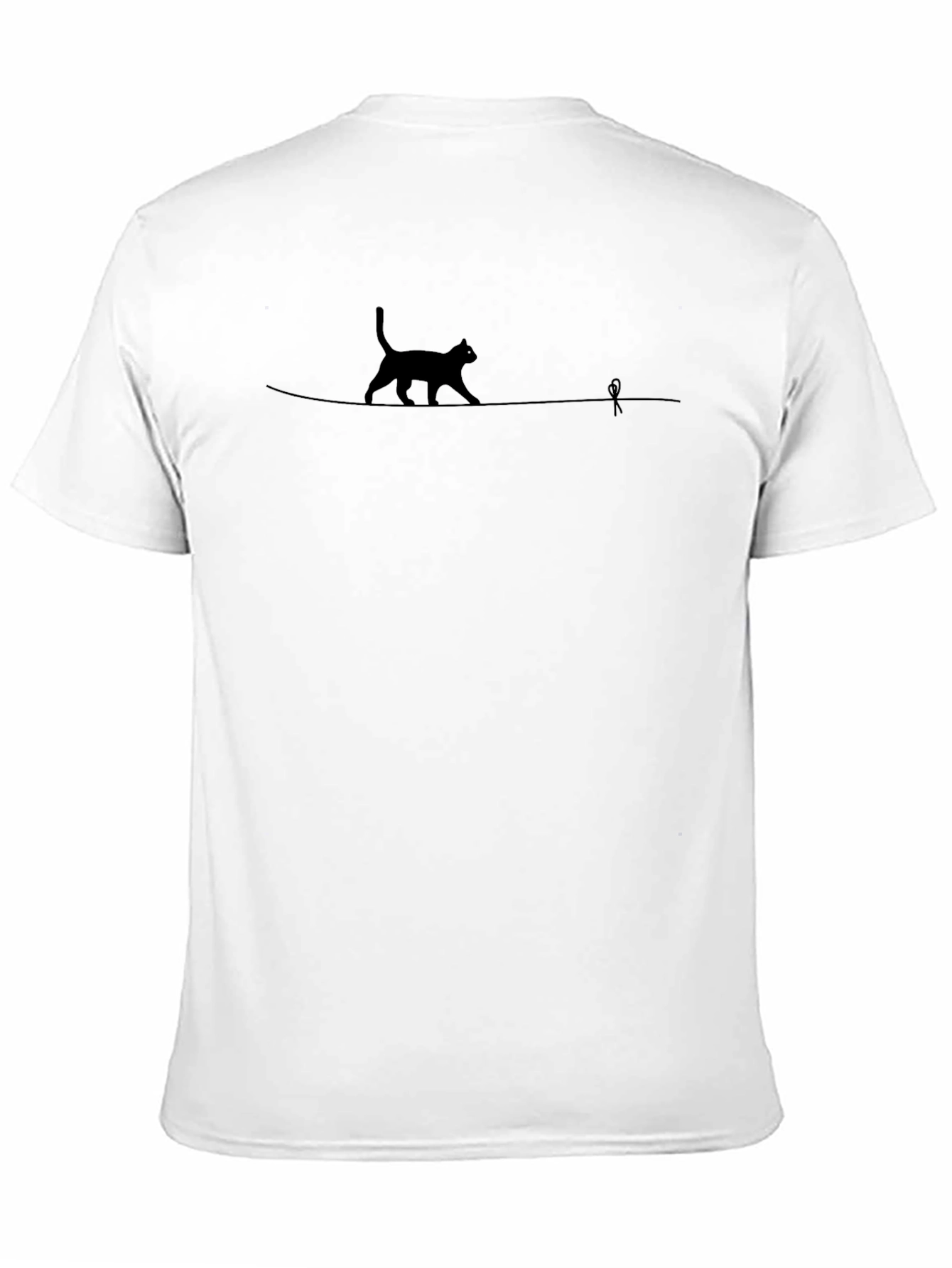 Cat on a Wire Graphic Tee - Unisex