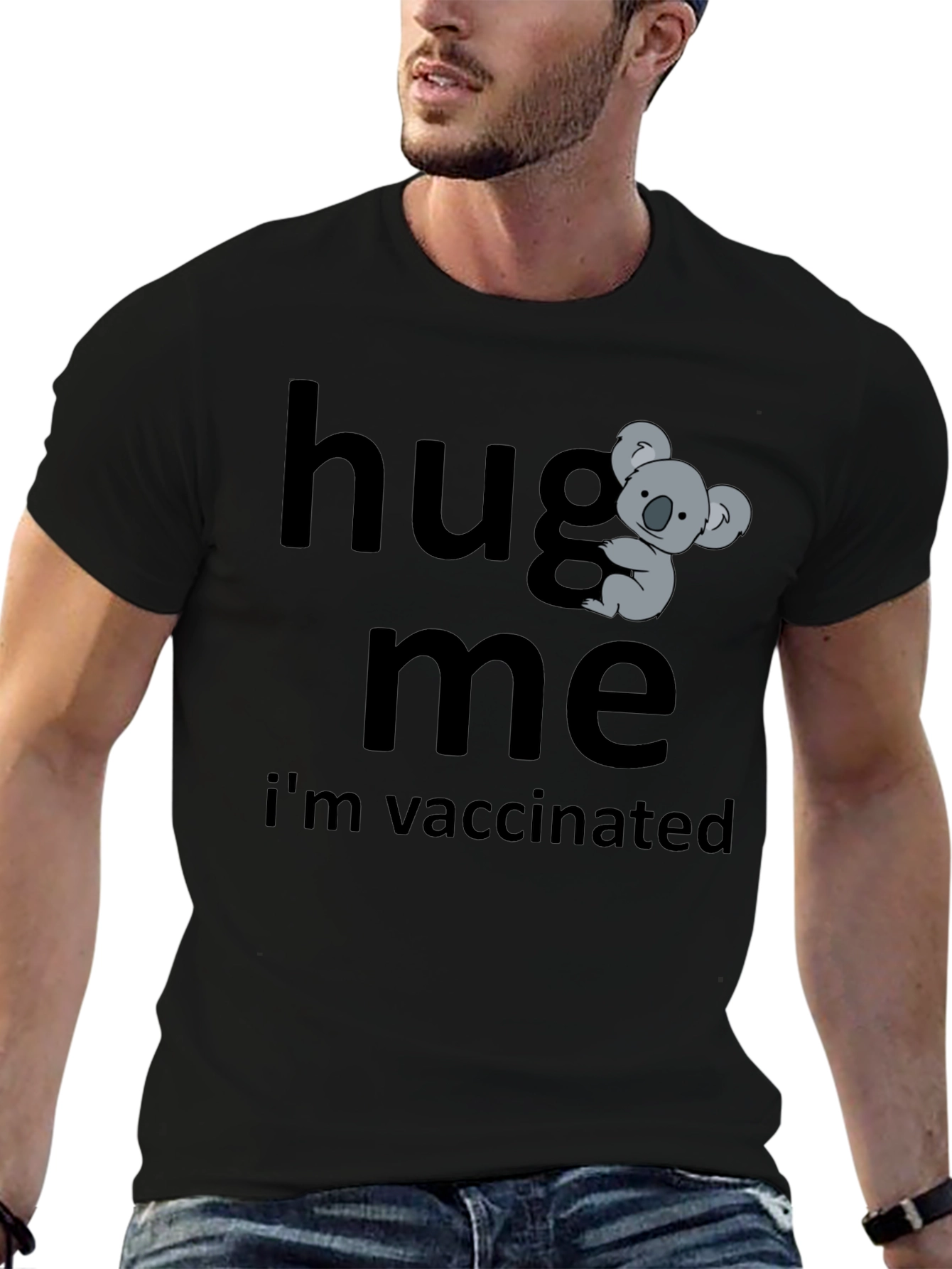 Hug Me Im Vaccinated Koala Bear T-Shirt