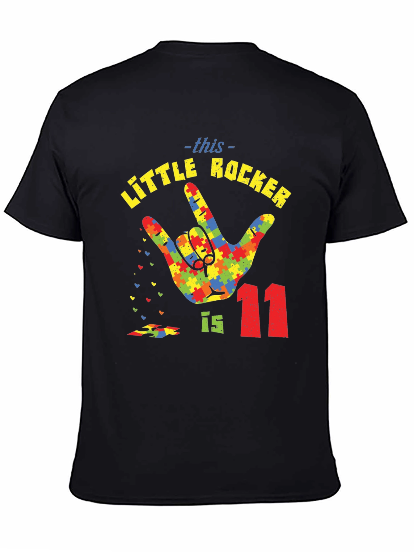 Autism Awareness Little Rocker T-Shirt - Birthday Tee