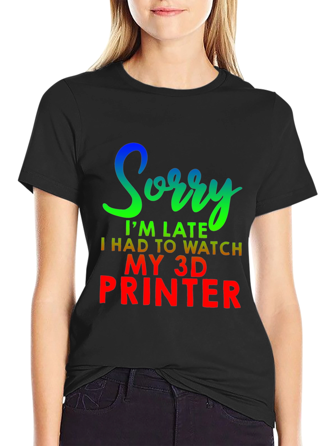 Funny 3D Printer Late T-Shirt