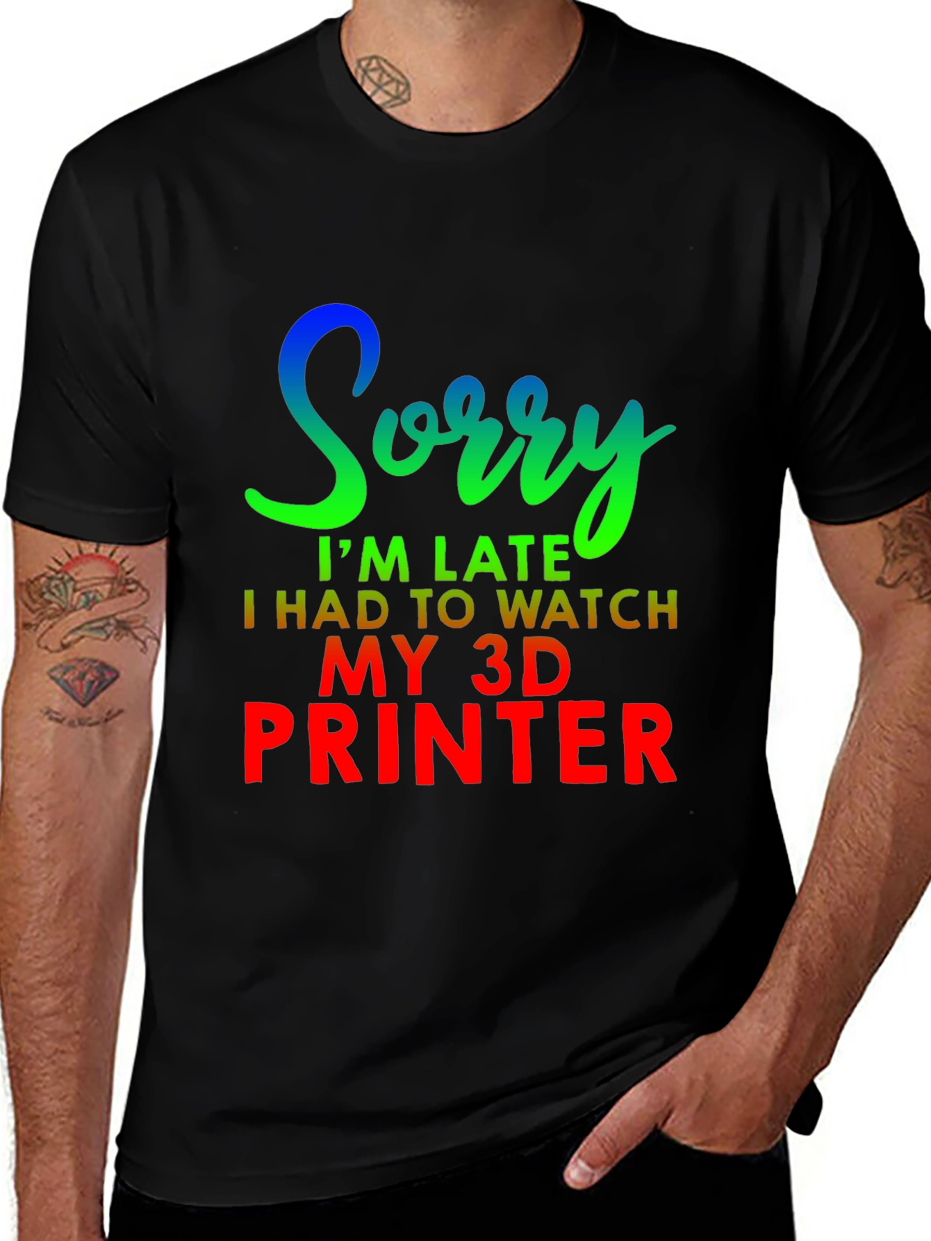 Funny 3D Printer Late T-Shirt