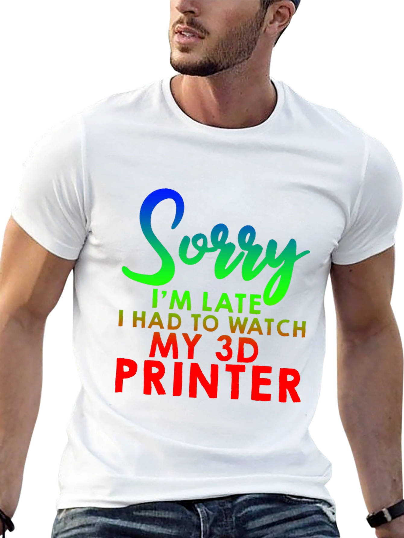 Funny 3D Printer Late T-Shirt