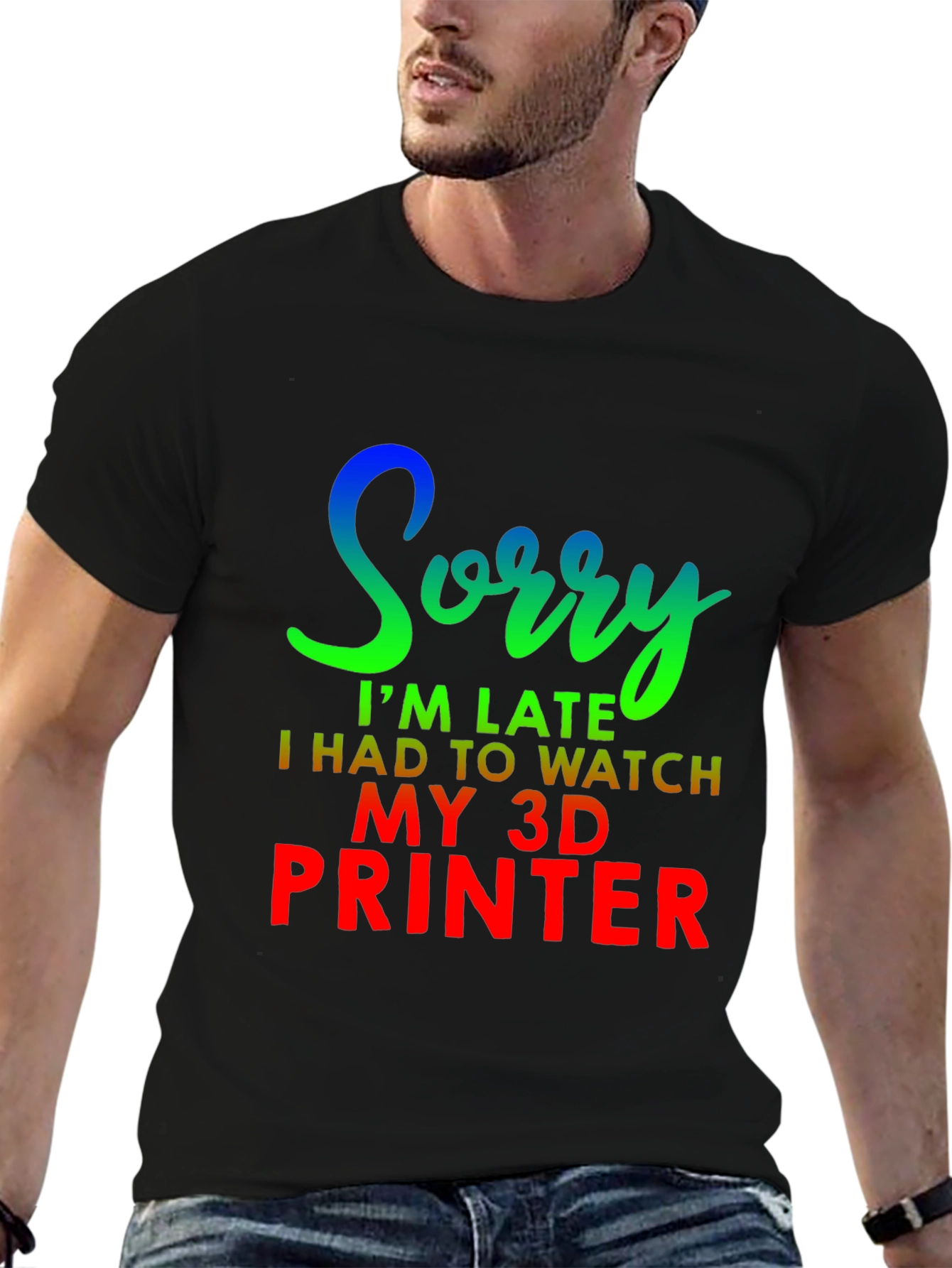 Funny 3D Printer Late T-Shirt