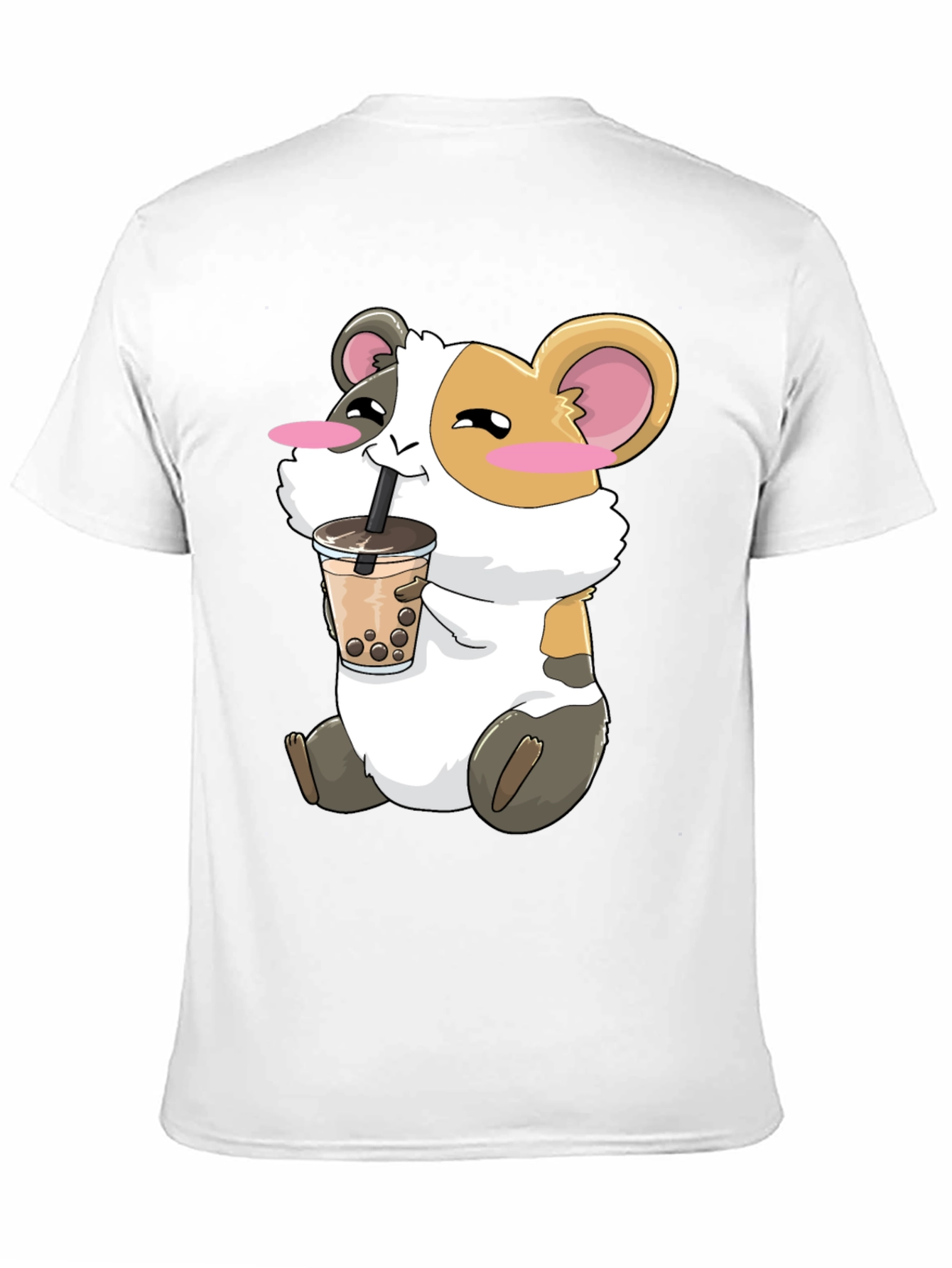 Cute Guinea Pig Bubble Tea T-Shirt