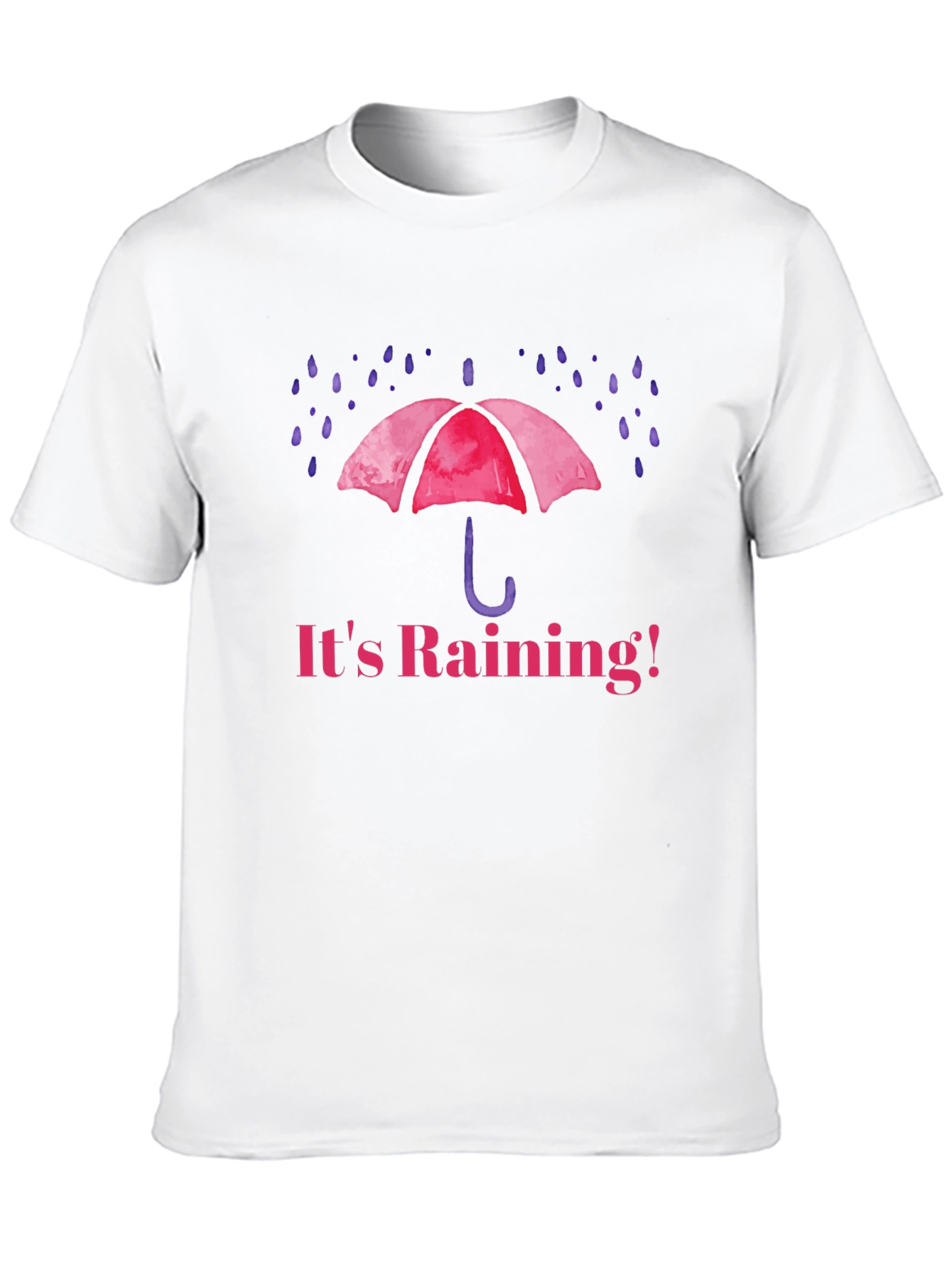 Its Raining! Graphic T-Shirt - Black