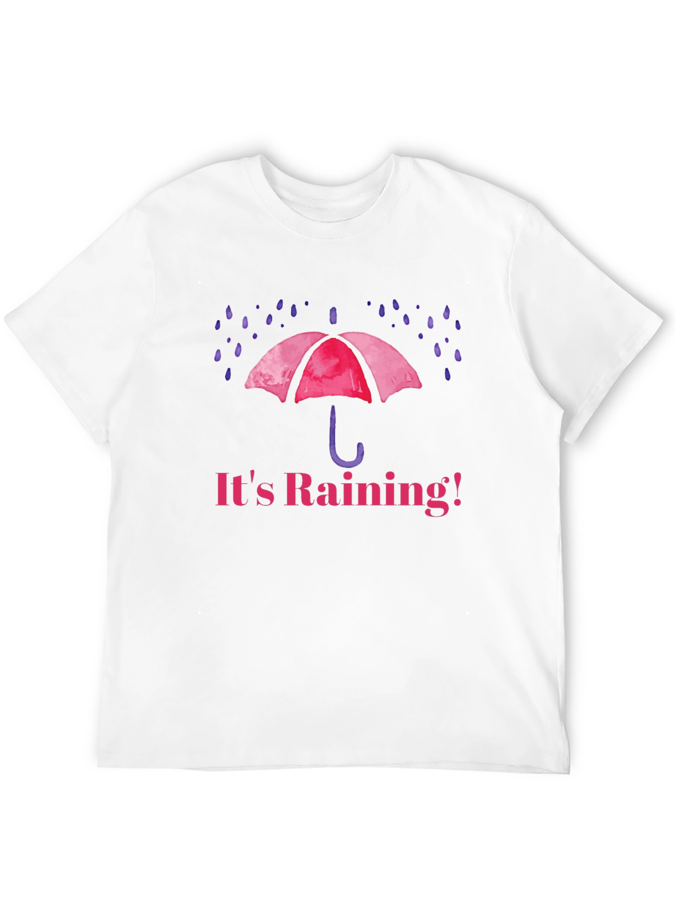 Its Raining! Graphic T-Shirt - Black