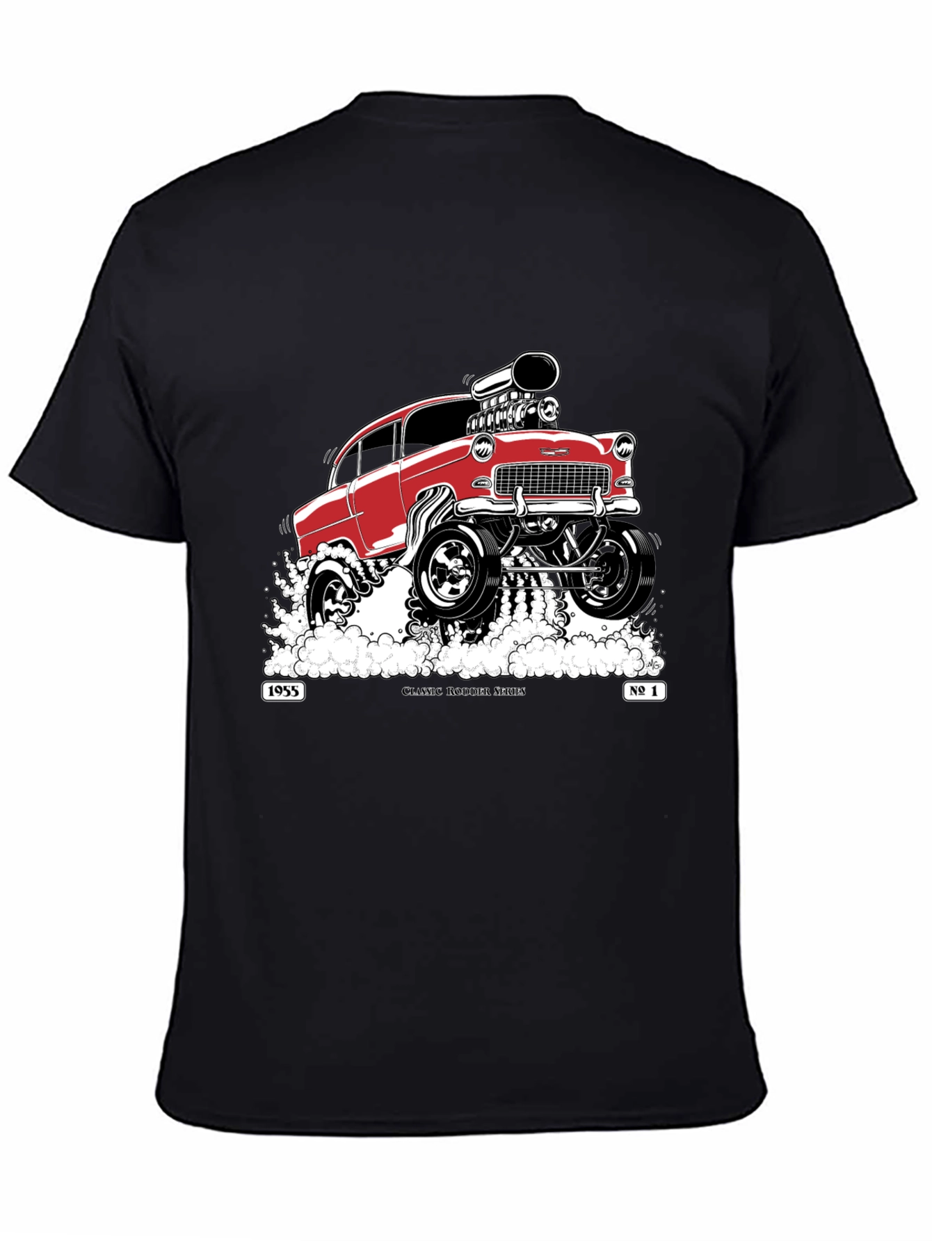 Classic 1955 Hot Rod T-Shirt - Black