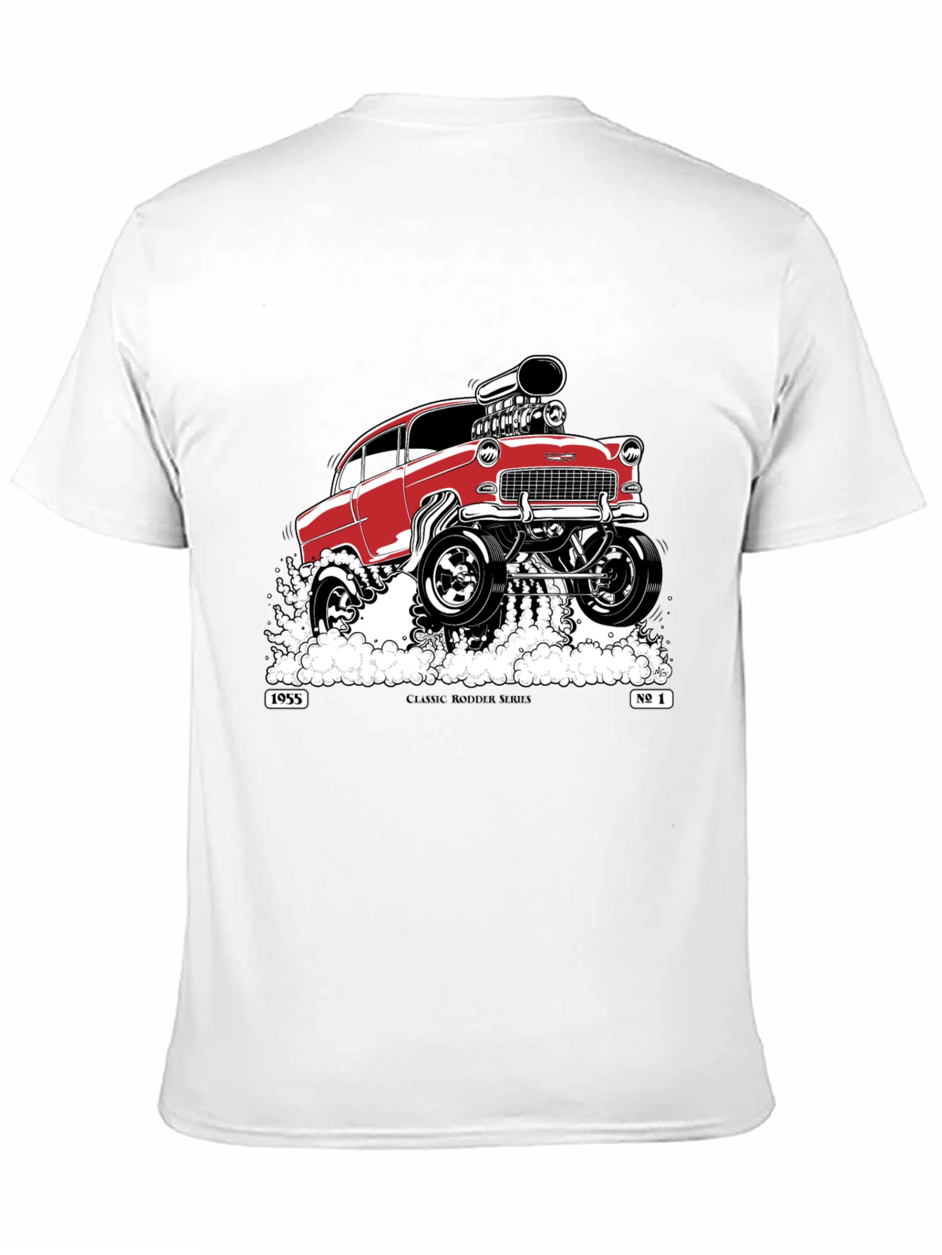 Classic 1955 Hot Rod T-Shirt - Black