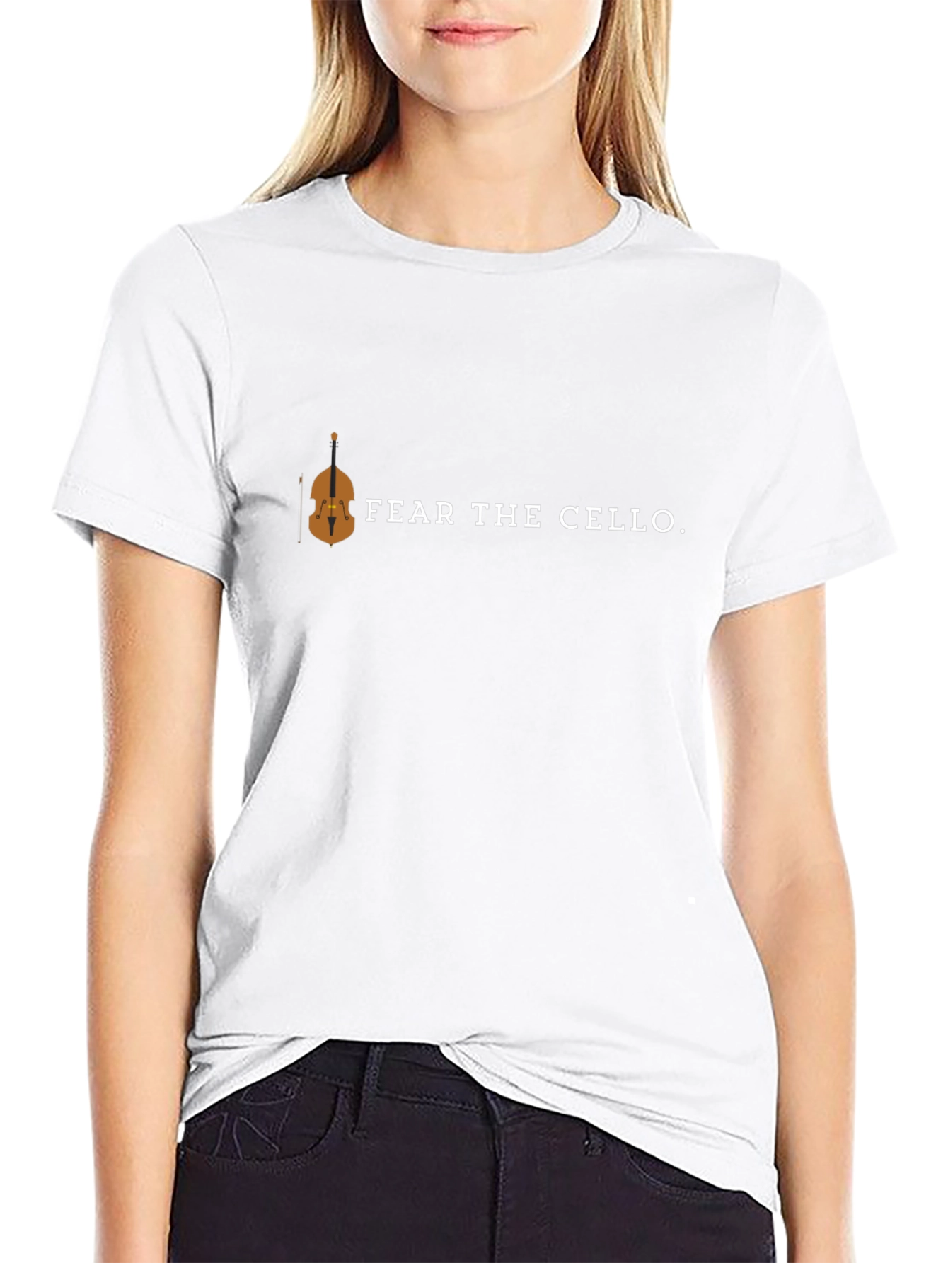 Fear The Cello T-Shirt - Music Humor Tee